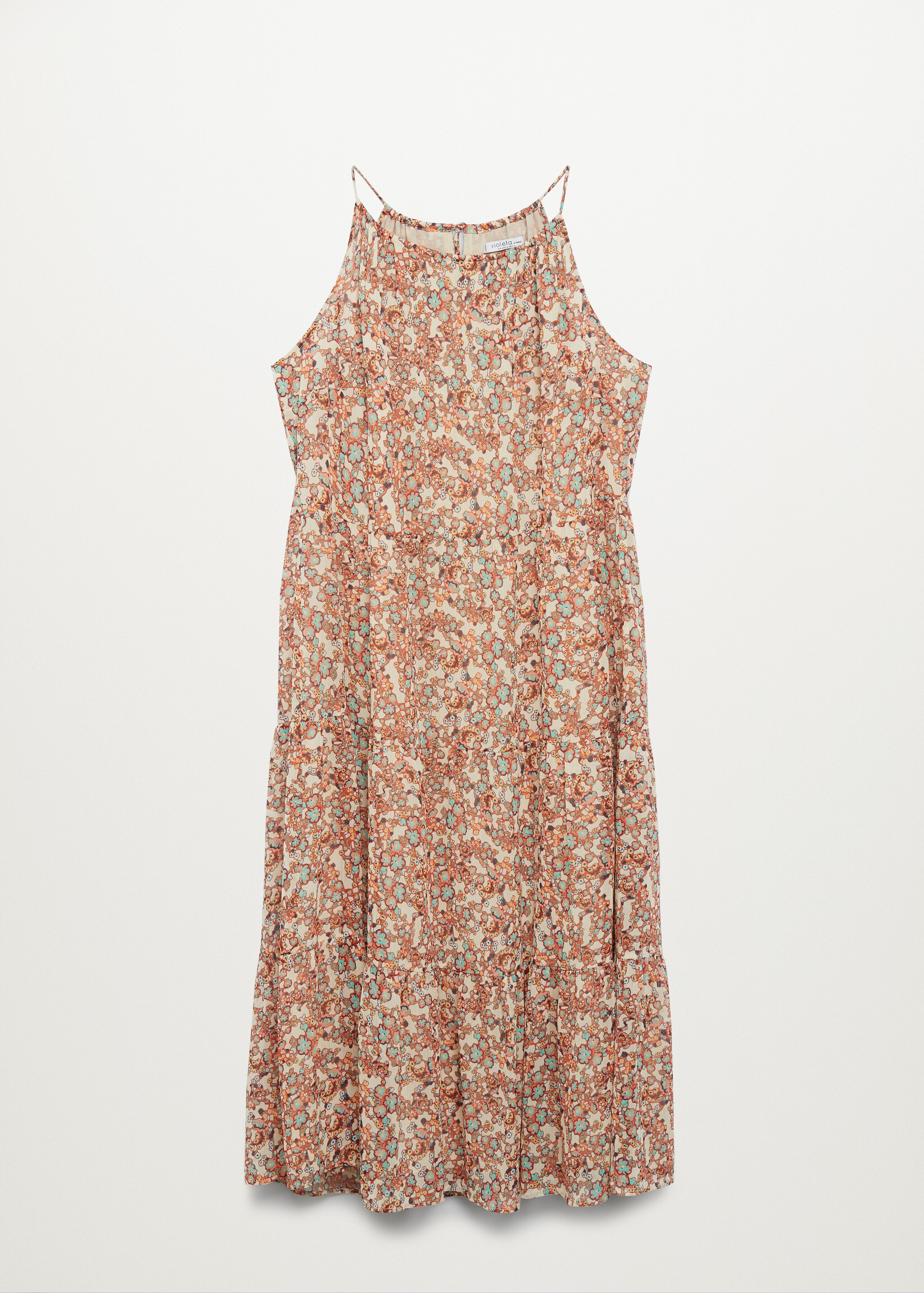 Flowy flower printed dress - Article without model