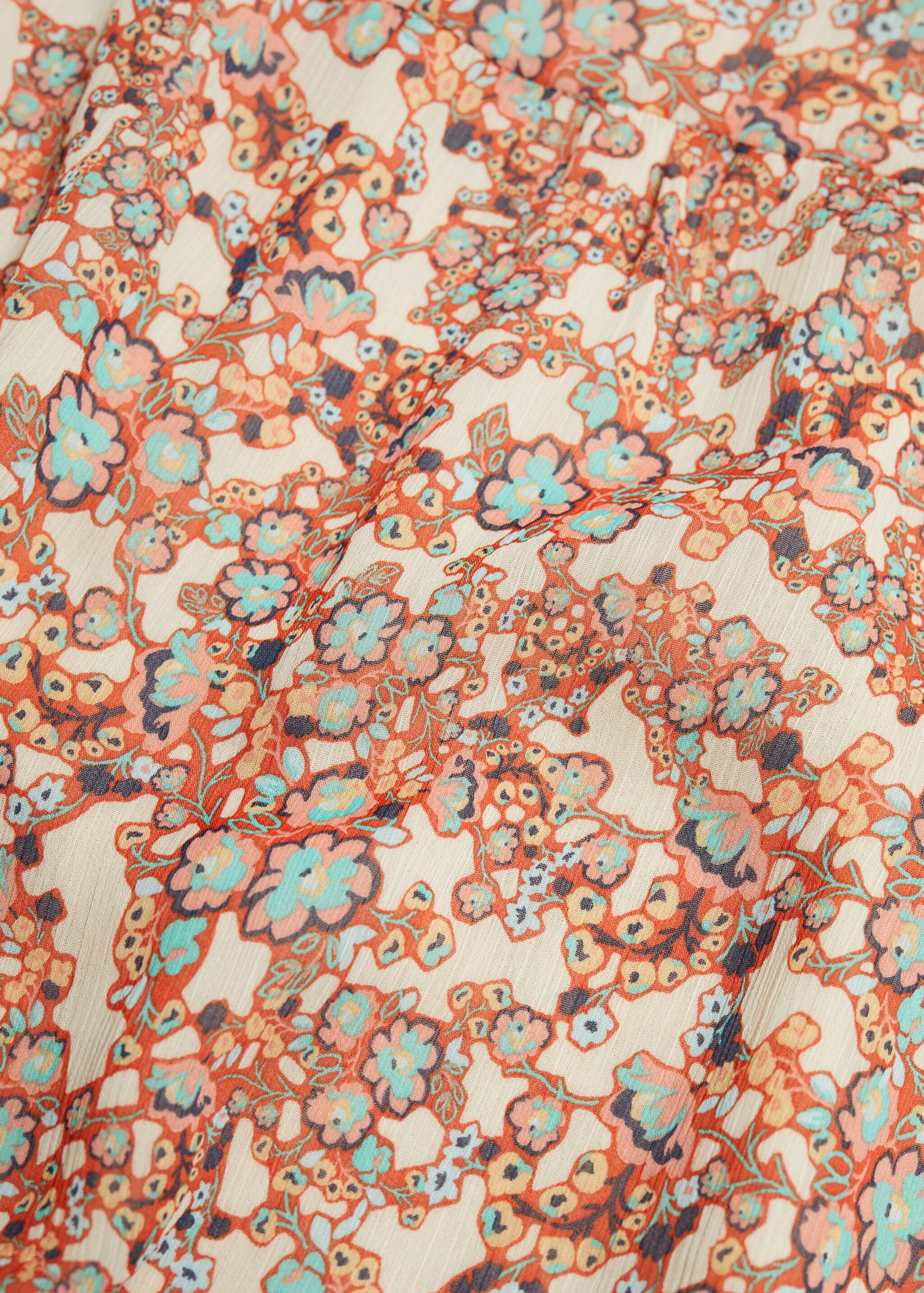 Flowy flower printed dress - Details of the article 8