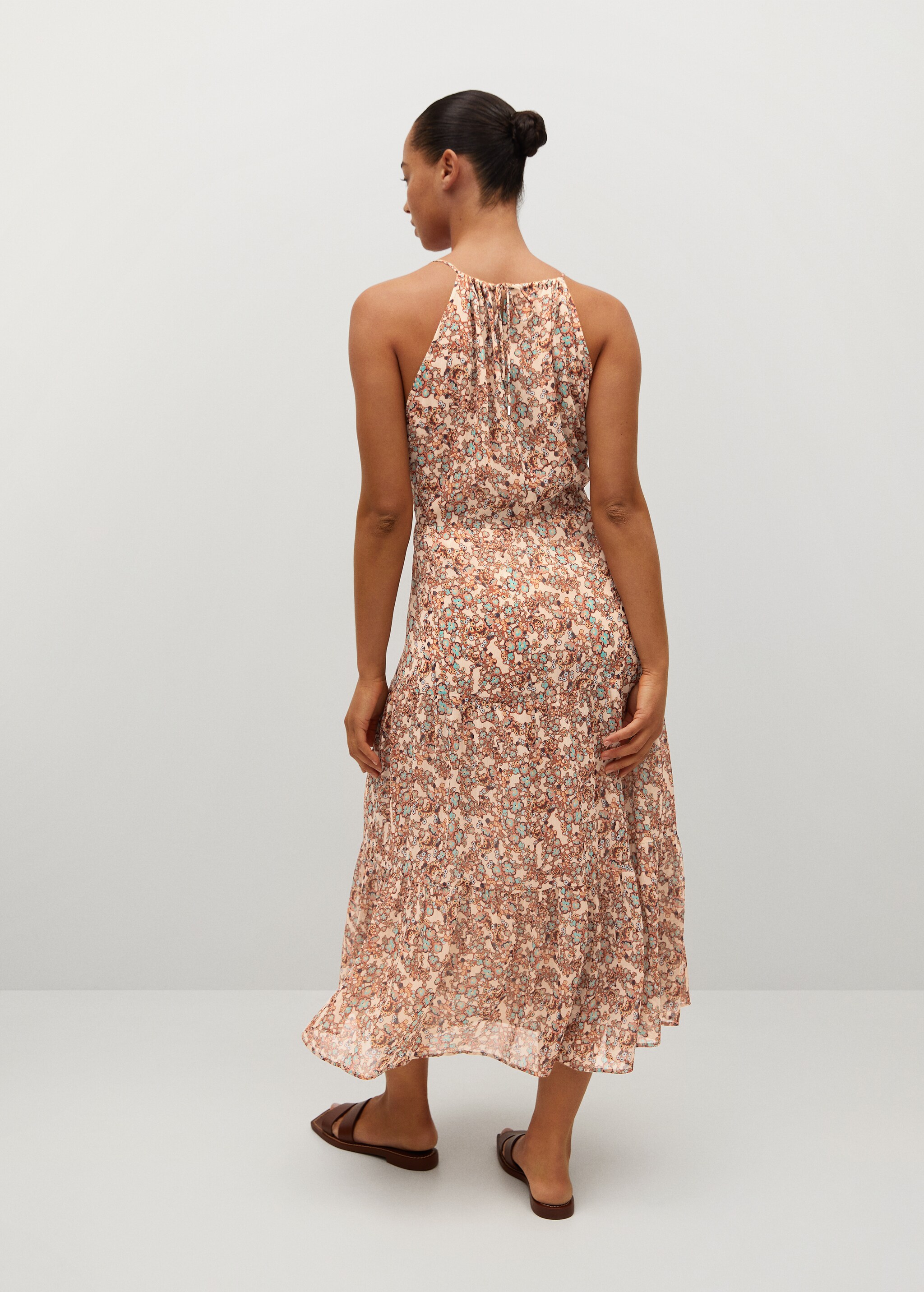 Flowy flower printed dress - Reverse of the article