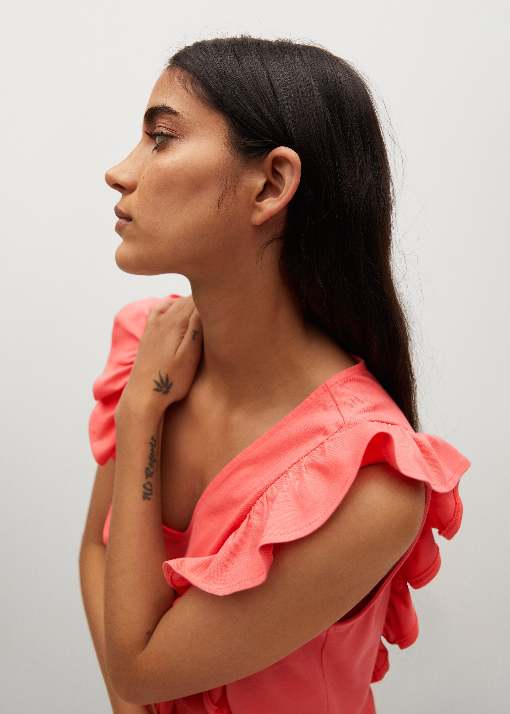 Rüschenkleid aus Bio-Baumwolle - Detail des Artikels 2