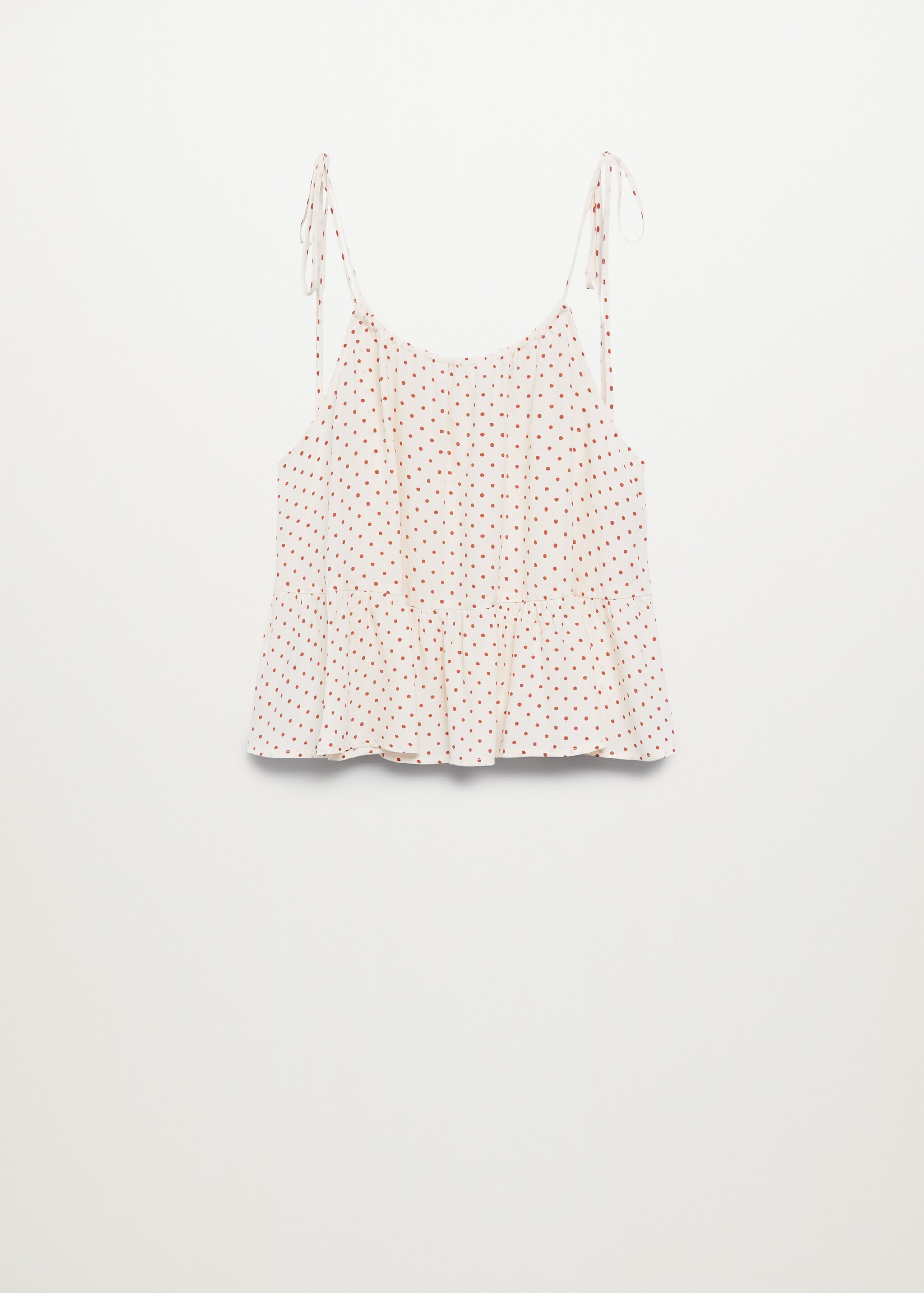 Ruffle printed top - Article without model
