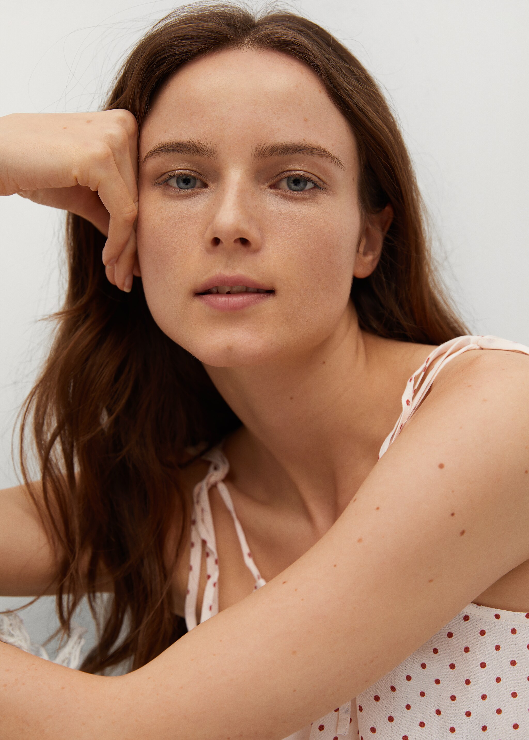 Ruffle printed top - Details of the article 2