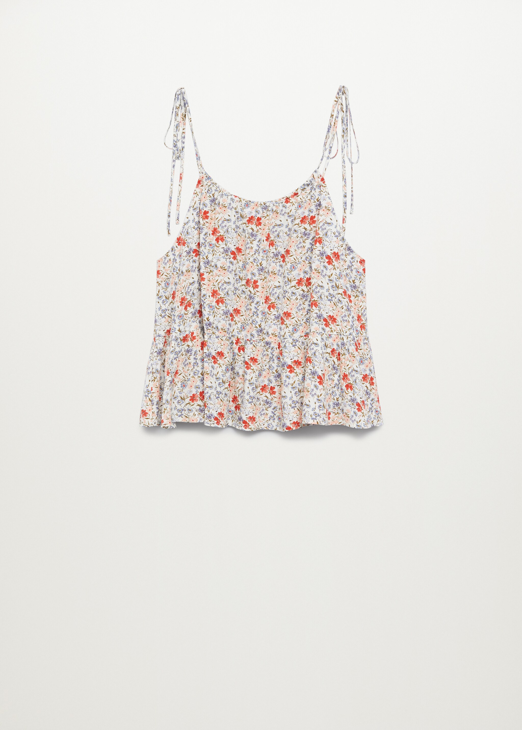 Ruffle printed top - Article without model