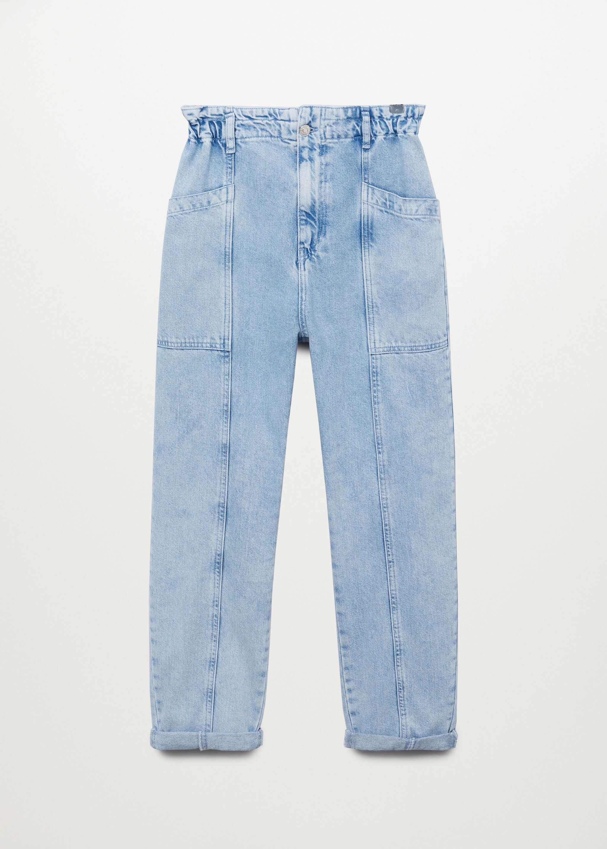 Jeans slouchy tiro alto - Artículo sin modelo