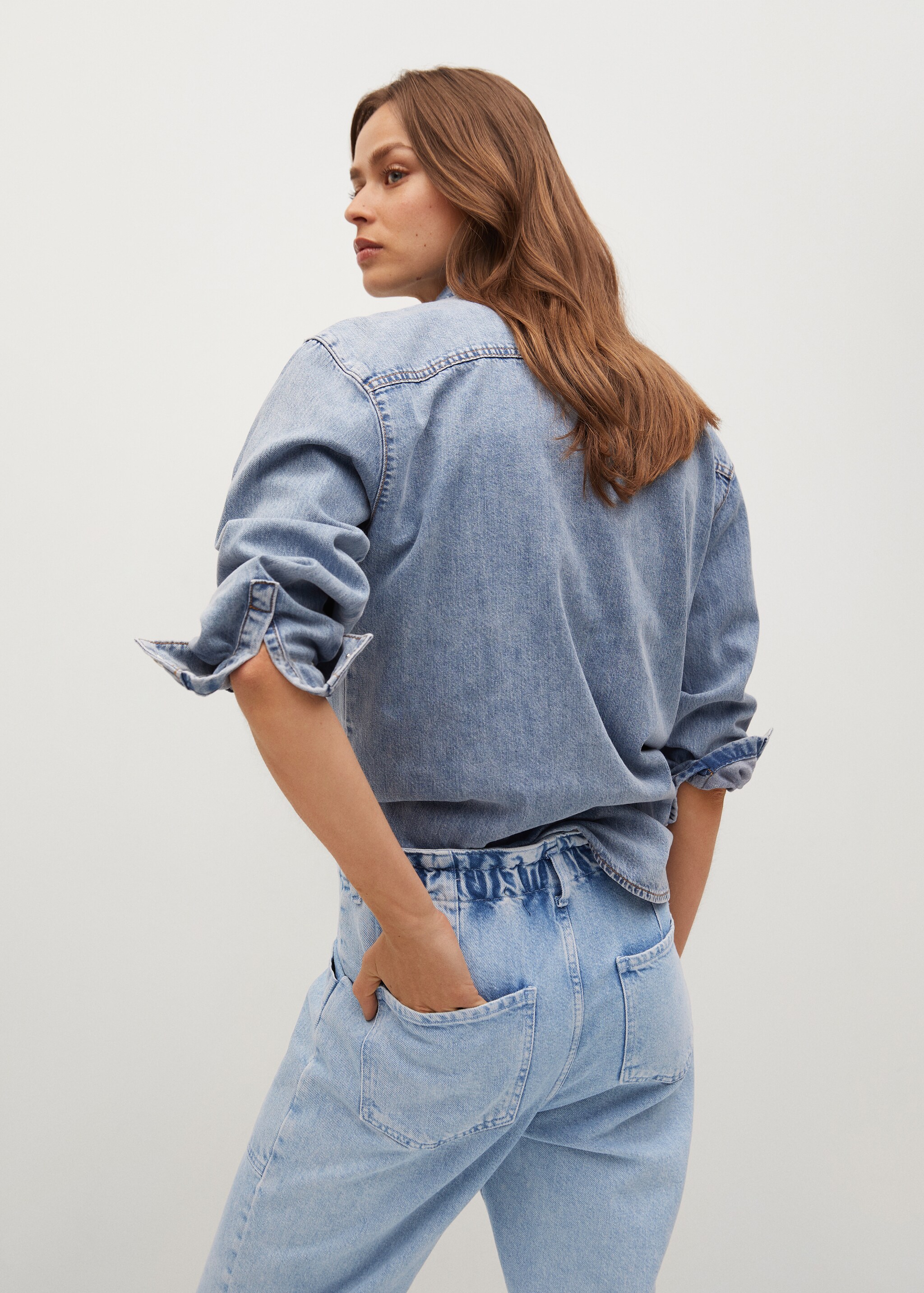 Jeans slouchy tiro alto - Detalle del artículo 2