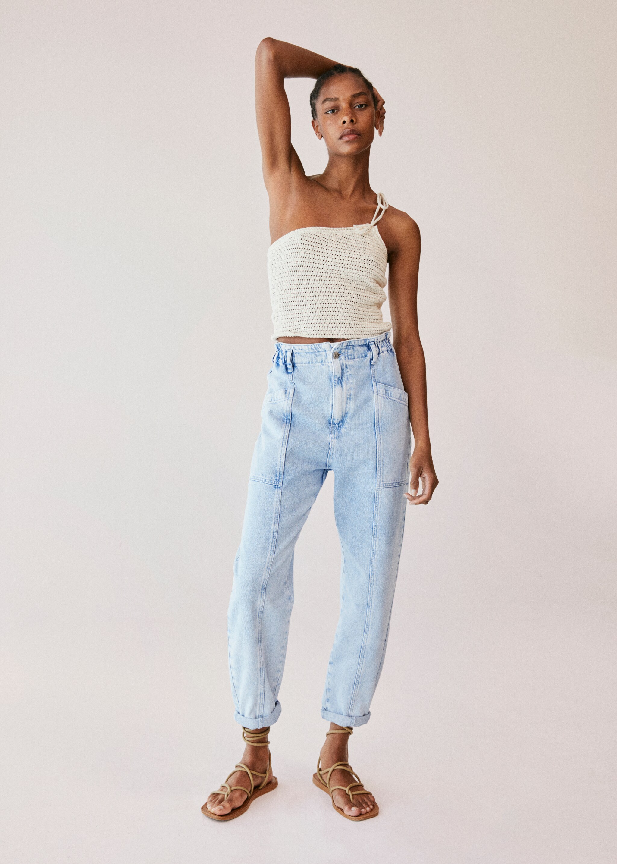 Jeans slouchy tiro alto - Detalle del artículo 5