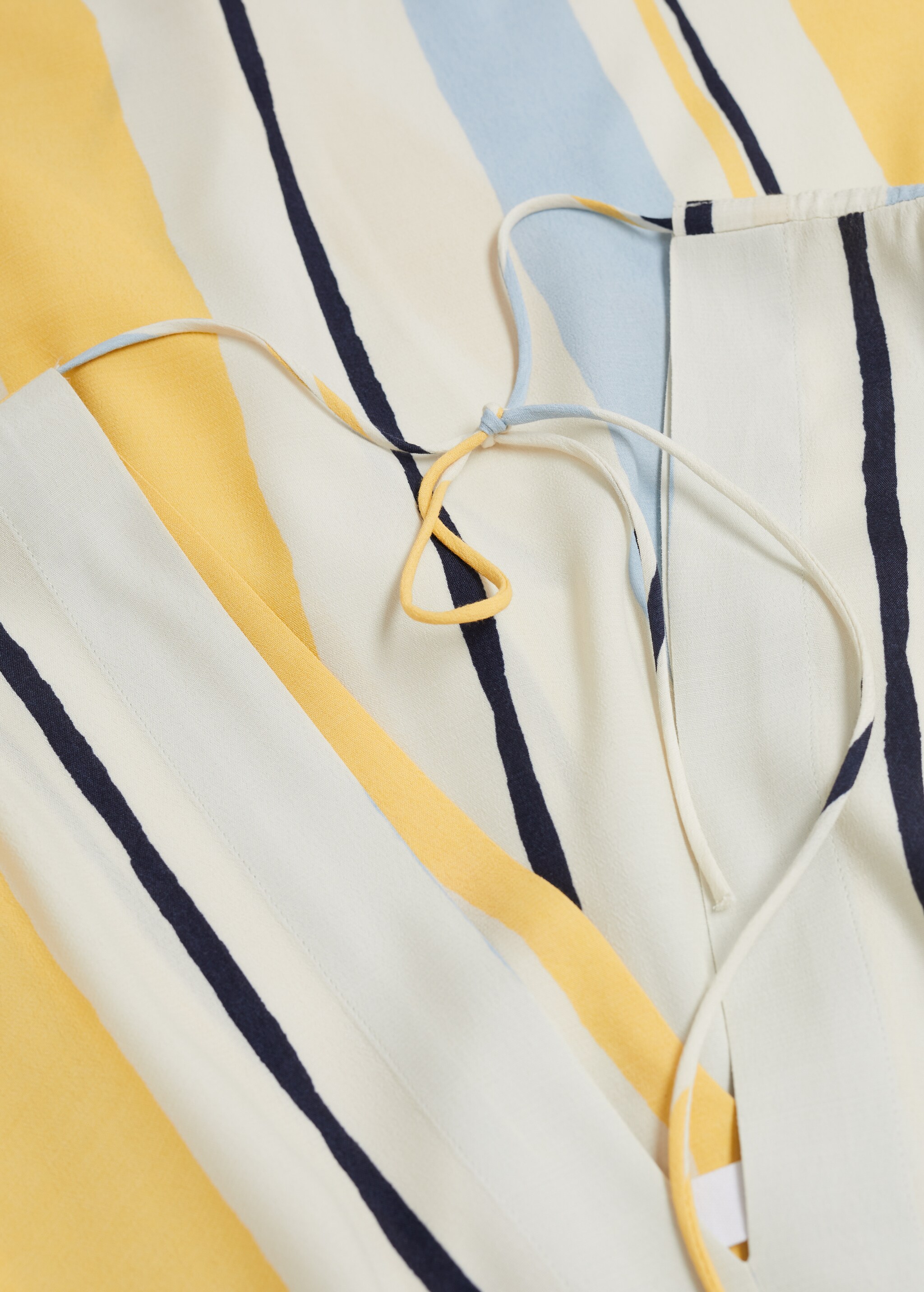 Vestido rayas cinturón - Detalle del artículo 8