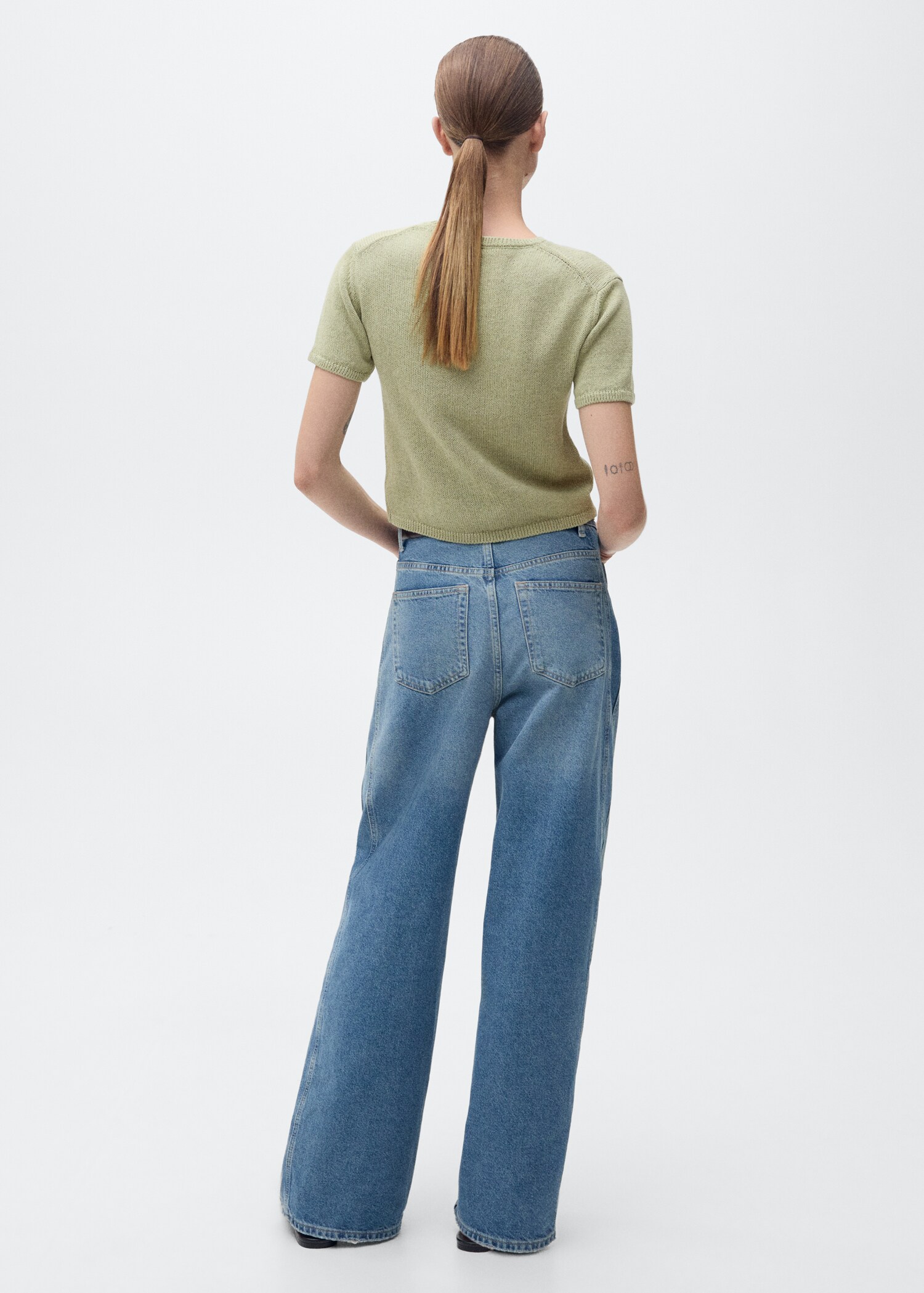 Jersei cotó punt màniga curta - Revers de l'article