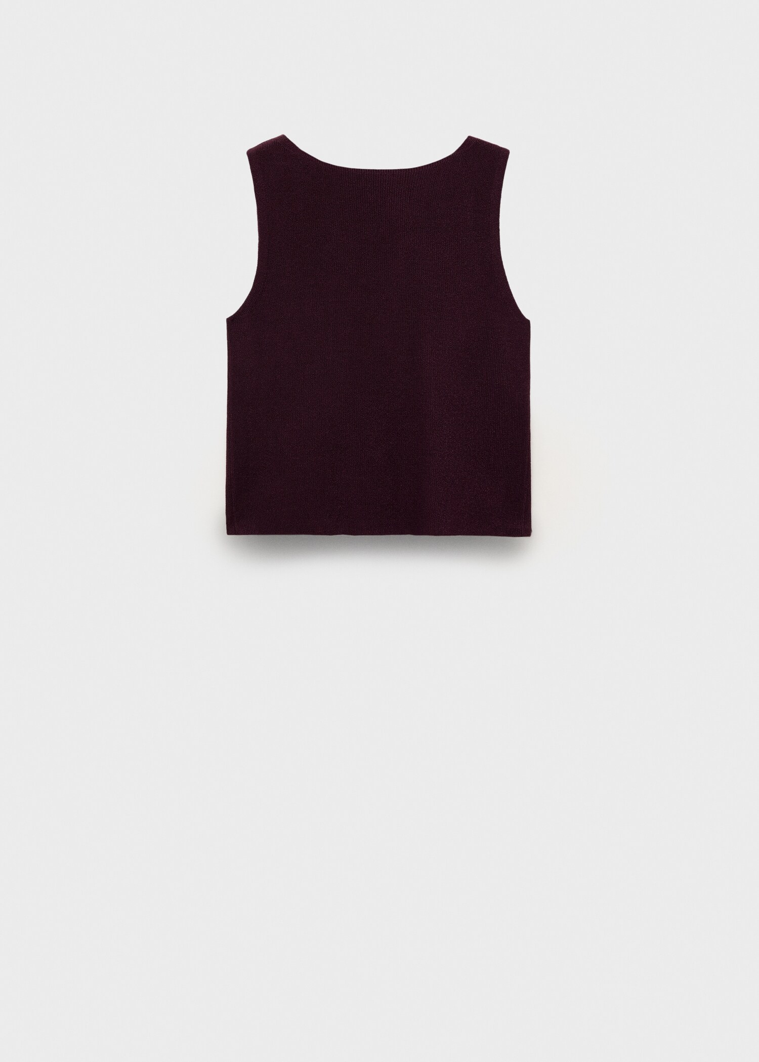 Geripptes Feinstrick-Top - Artikel ohne Model