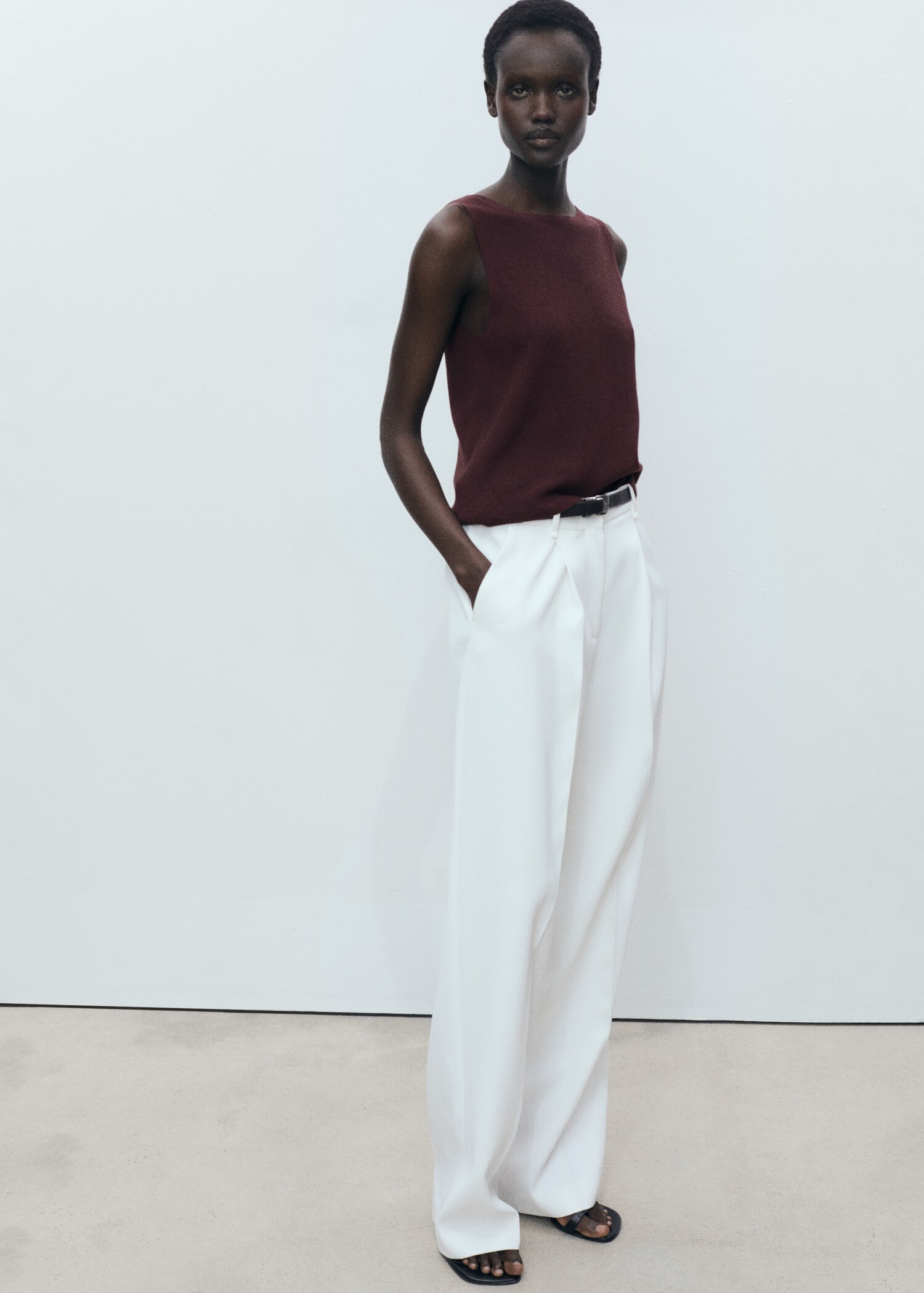 Geripptes Feinstrick-Top - Detail des Artikels 2