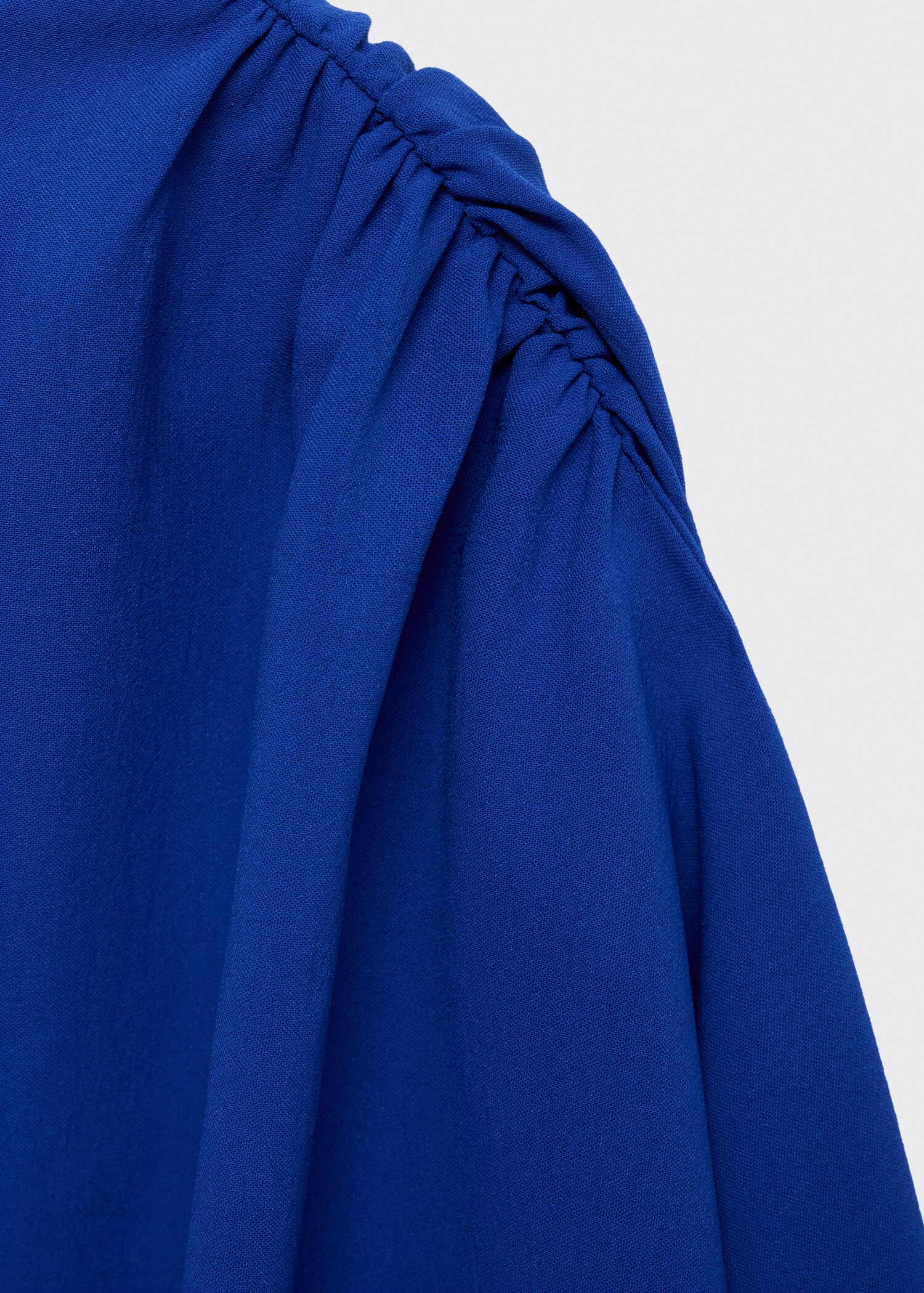 Asymmetrical gathered blouse - Details of the article 8