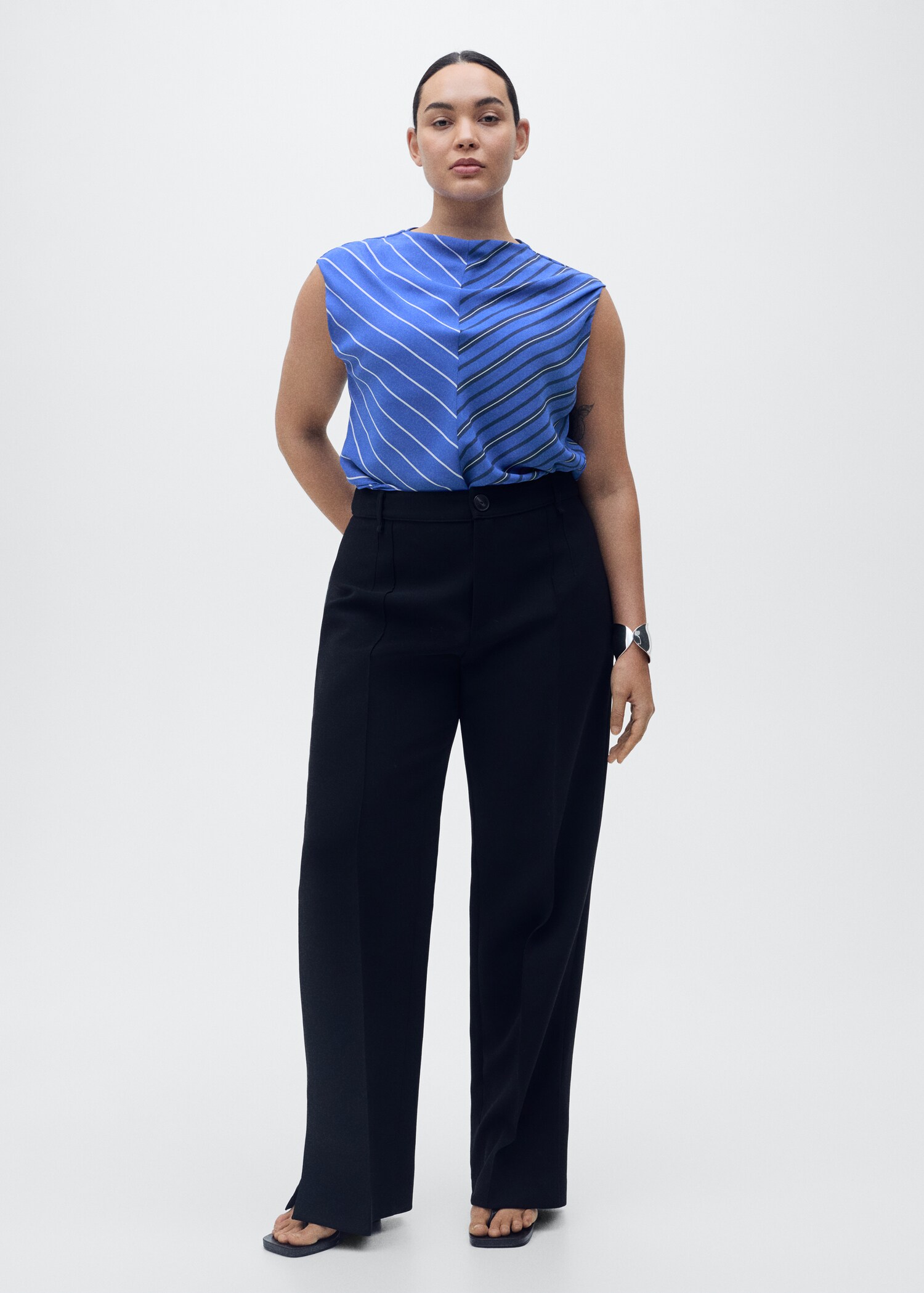 Chemisier rayures combinées - Détail de l'article 3