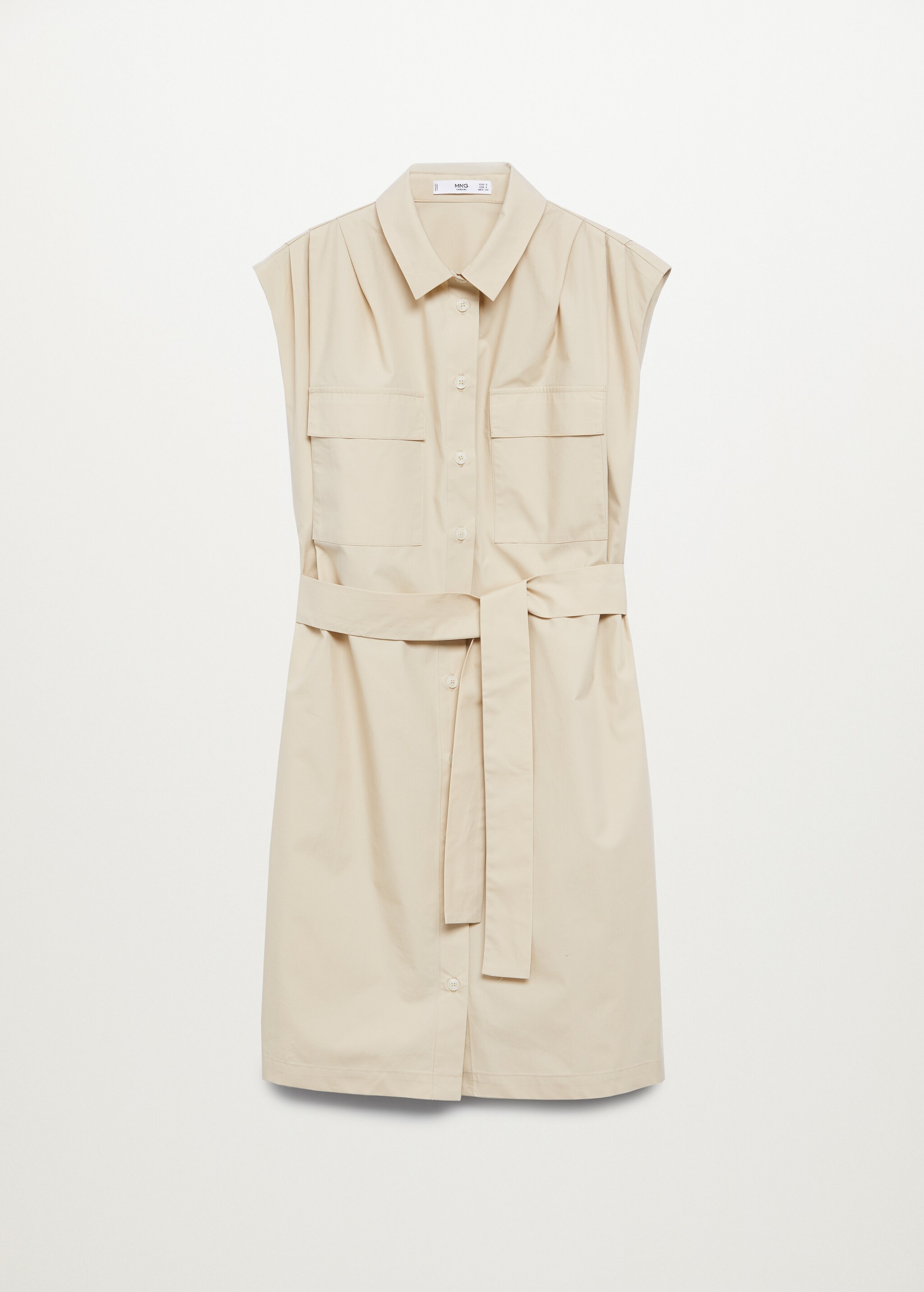 Belt shirt dress - Article without model