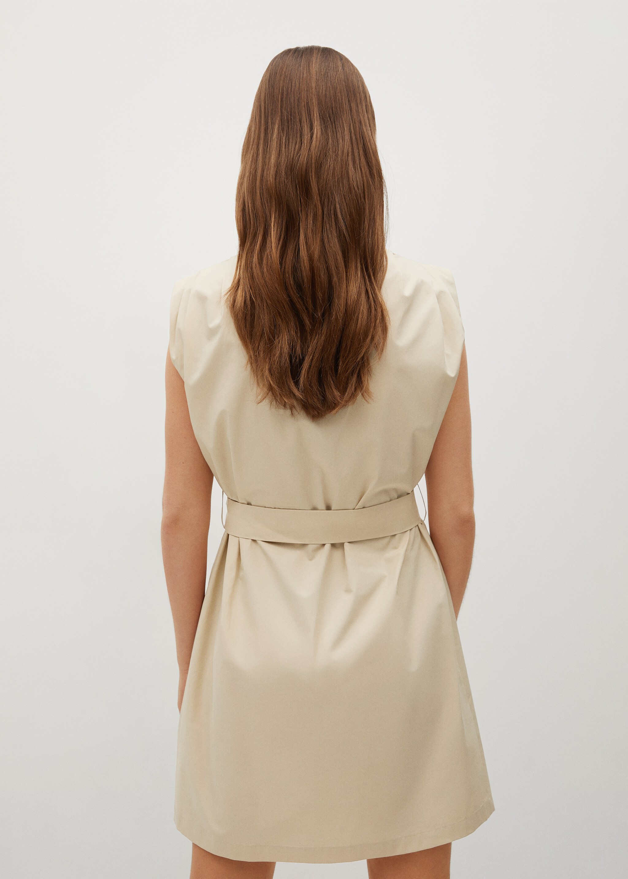 Belt shirt dress - Reverse of the article