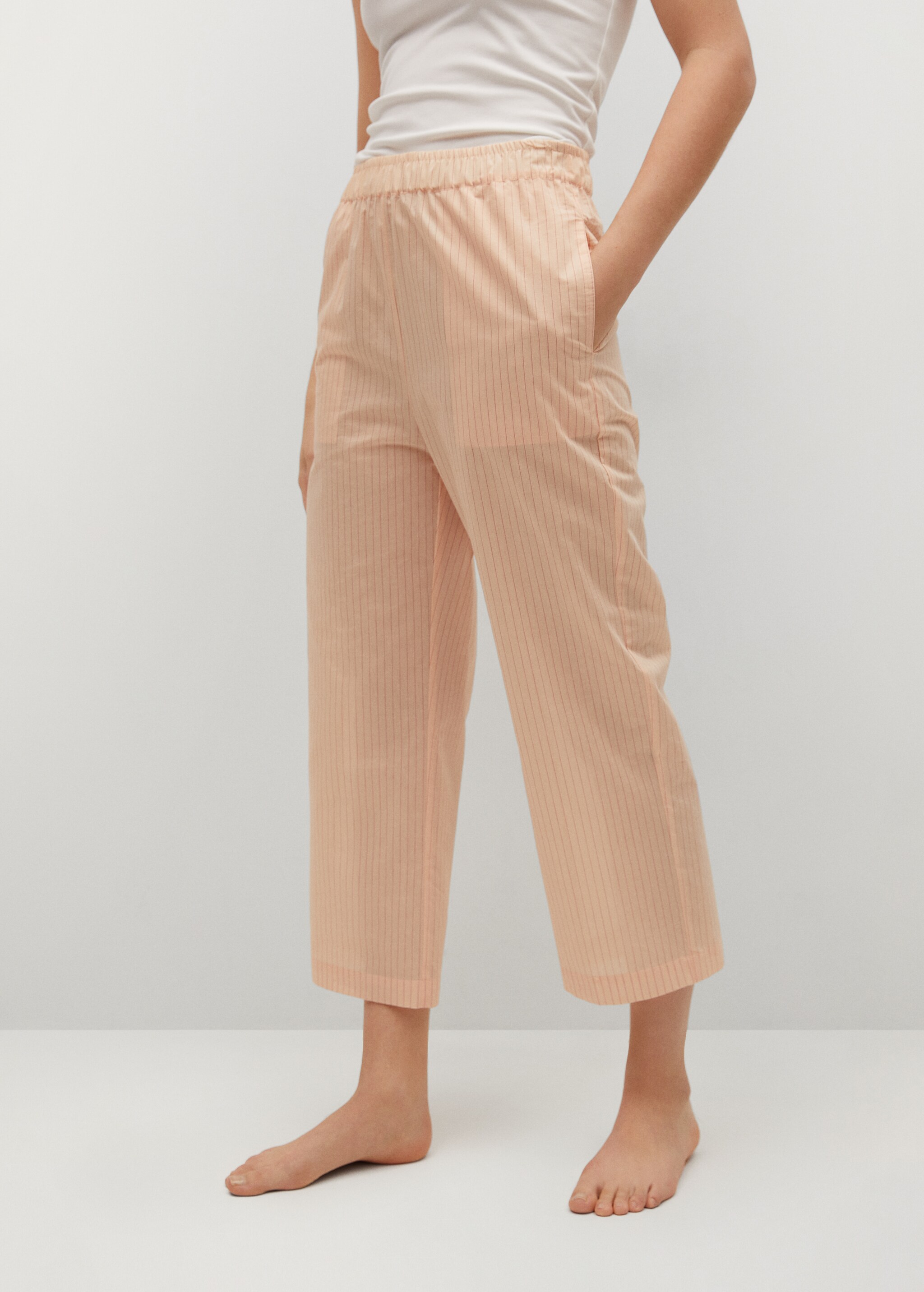 Pantalón pijama gasa de algodón - Detalle del artículo 1