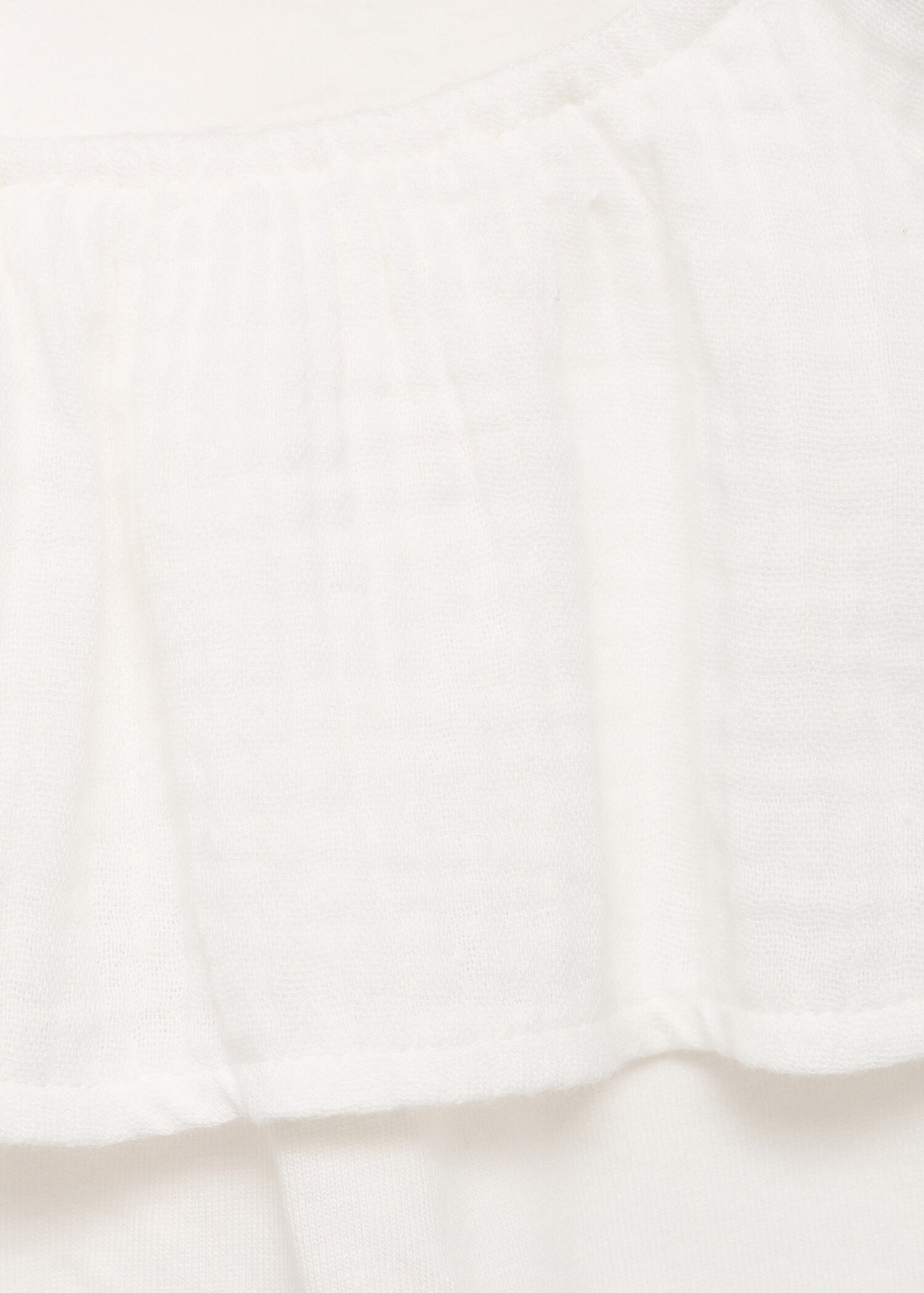 Ruffle textured T-shirt - Details of the article 8