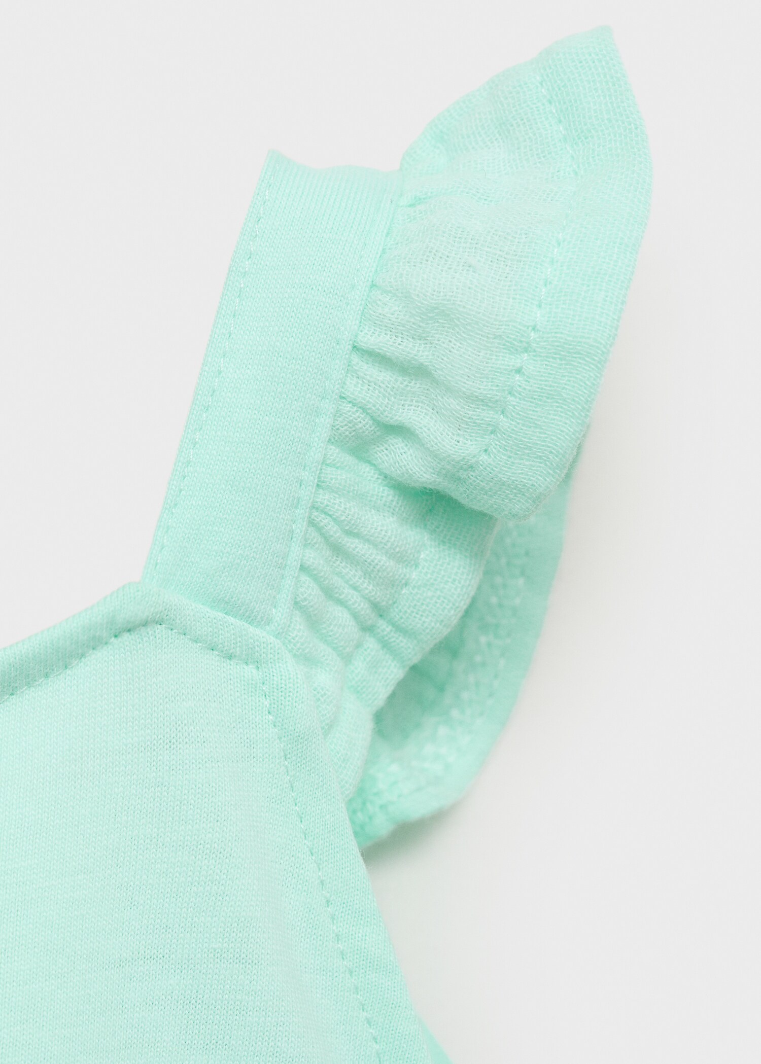 Ruffle textured T-shirt - Details of the article 0