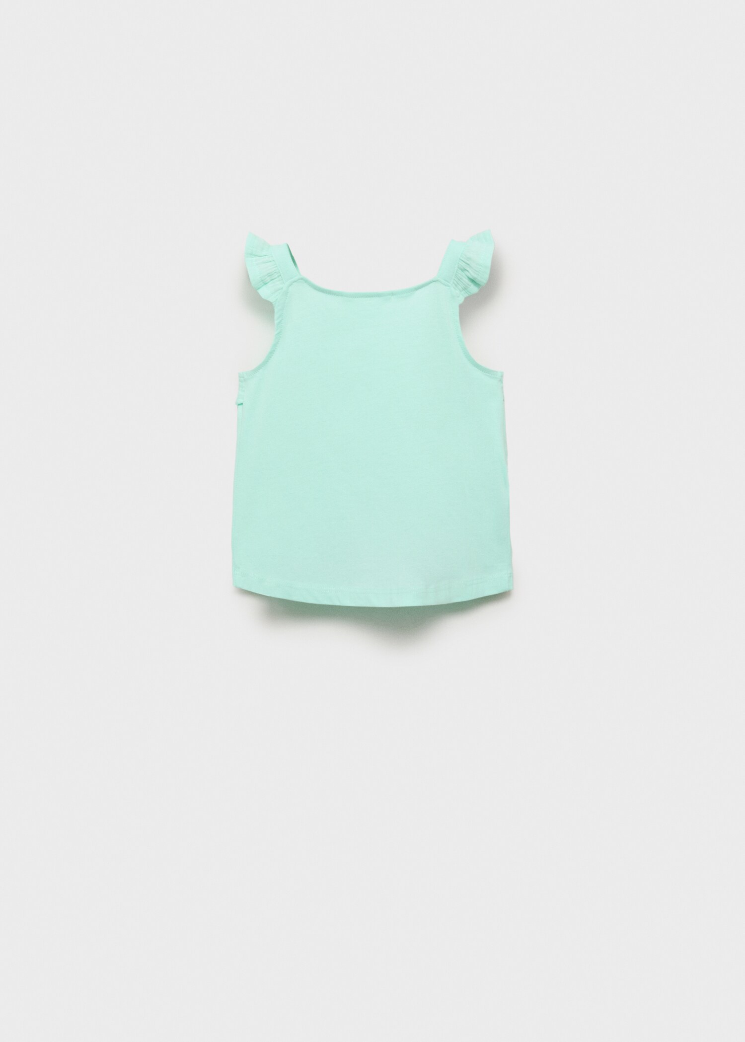 Ruffle textured T-shirt - Reverse of the article