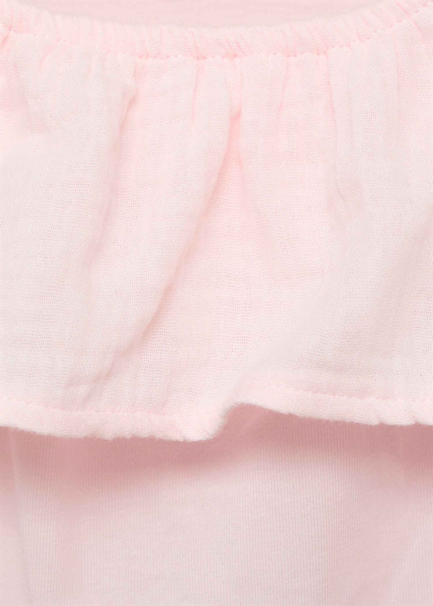 Ruffle textured T-shirt - Details of the article 8