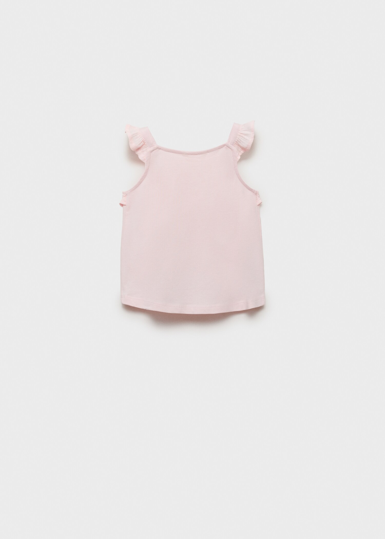 Ruffle textured T-shirt - Reverse of the article