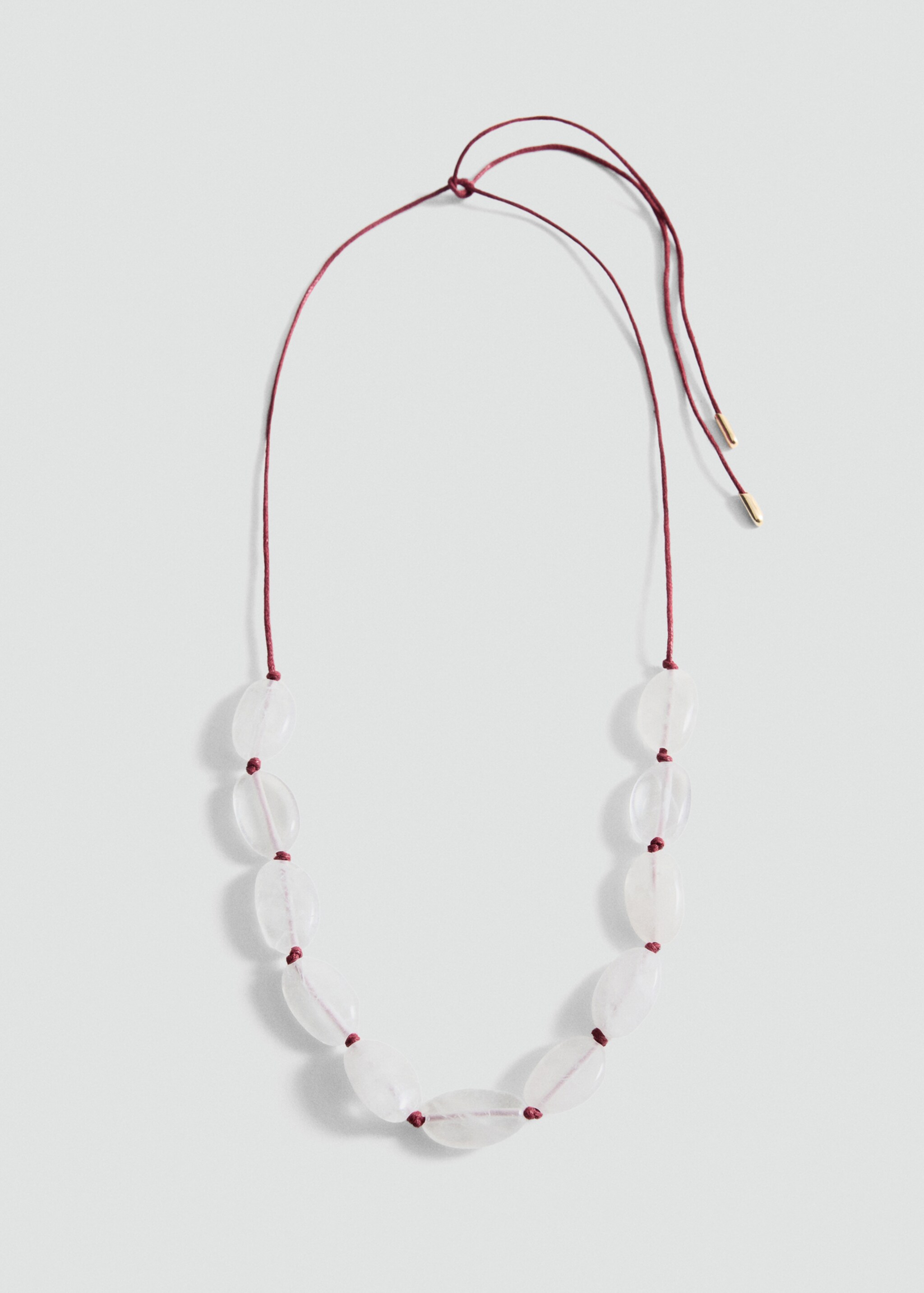 Stones pendant necklace - Article without model, Red. Ref: 87027705-00.