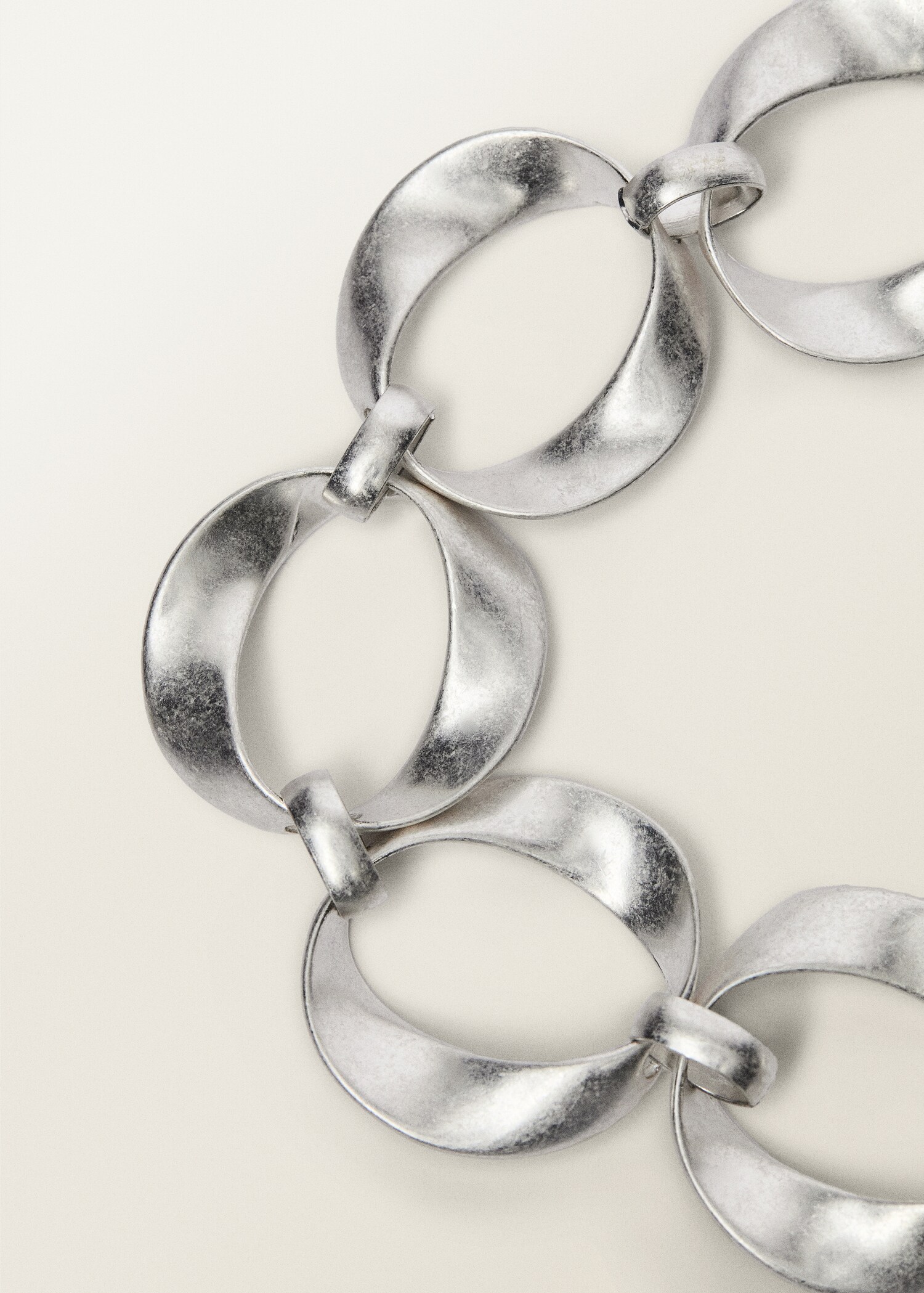 Cinturón aros metálicos - Plano medio