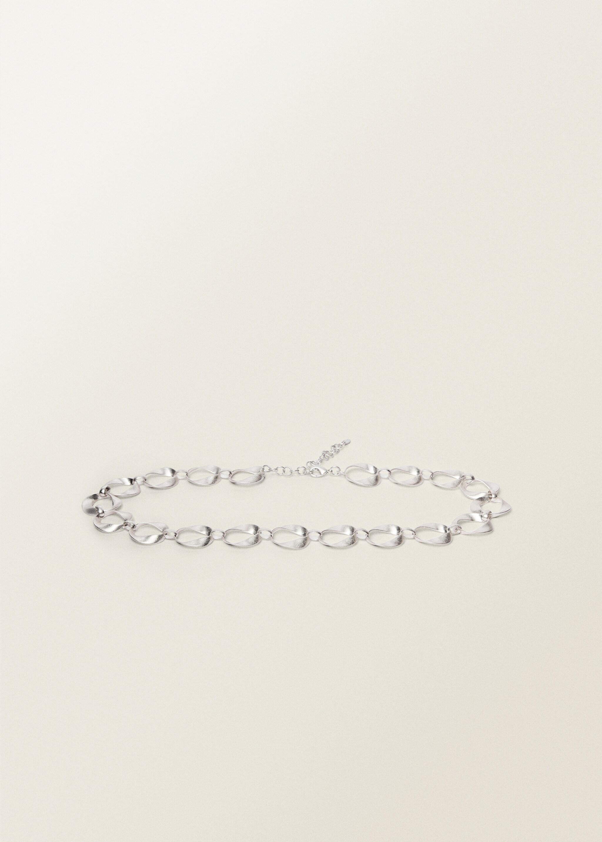 Cinturón aros metálicos - Artículo sin modelo, Plata. Ref: 87027713-00.