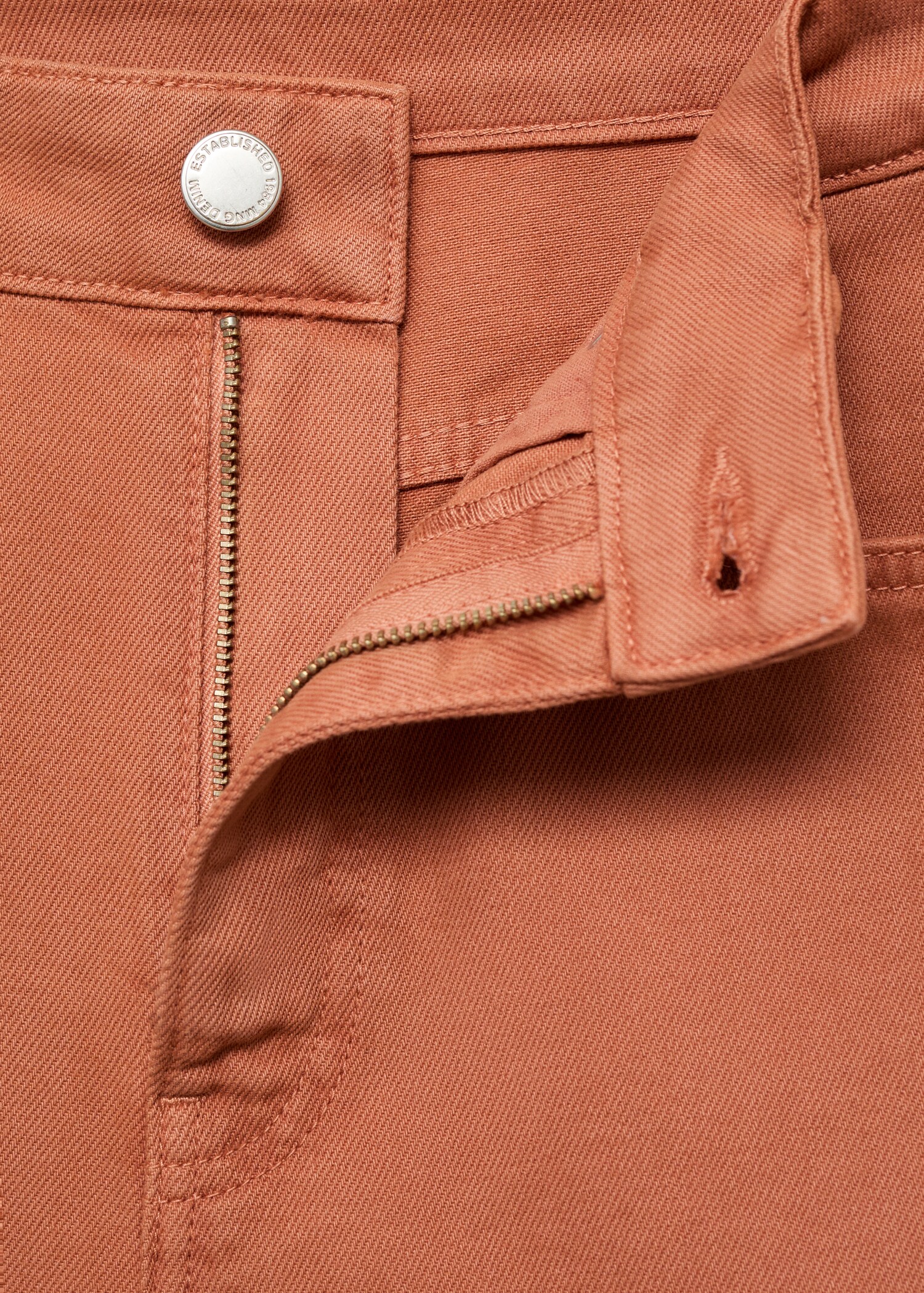 High-waisted wide-leg jeans - Details of the article 0