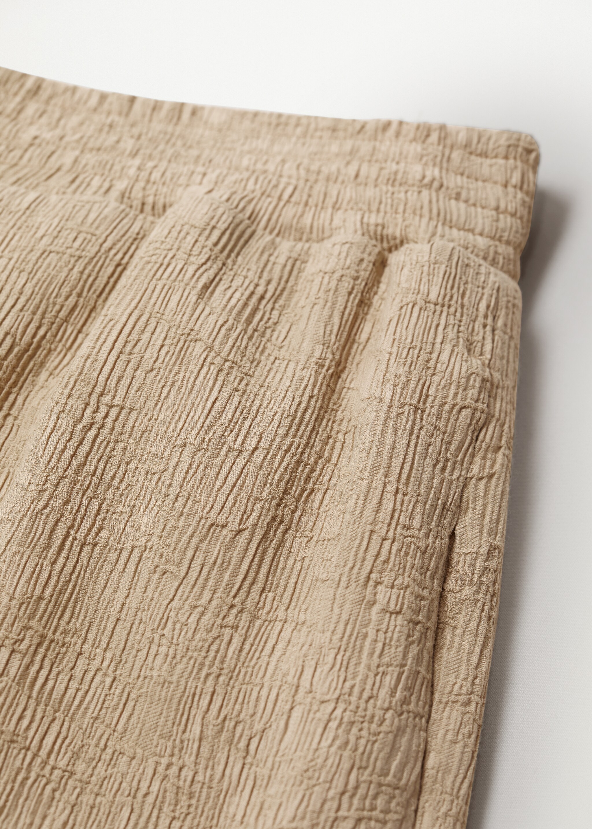 Textured flowy trousers - Details of the article 8