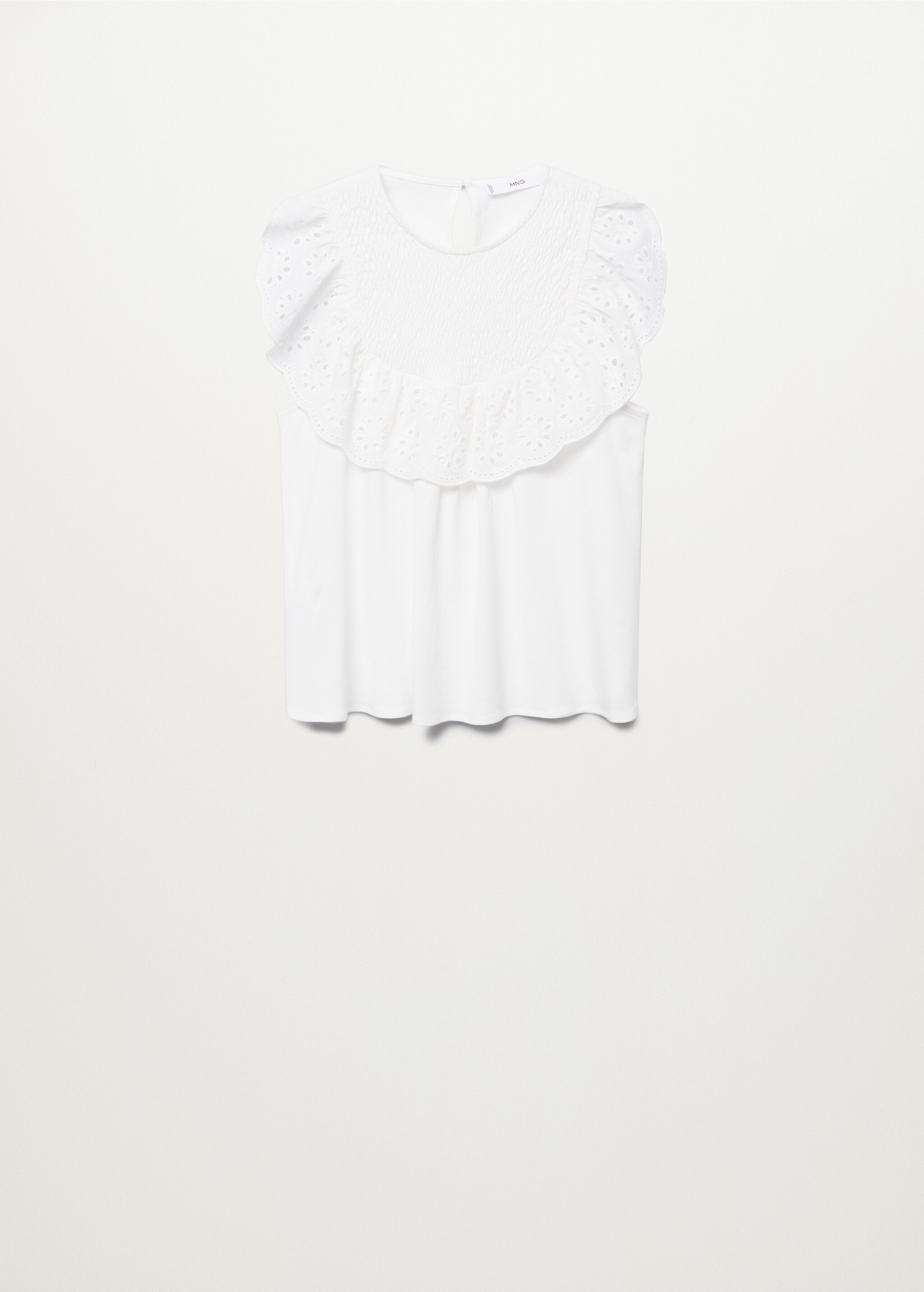Blond cotton t-shirt - Article without model