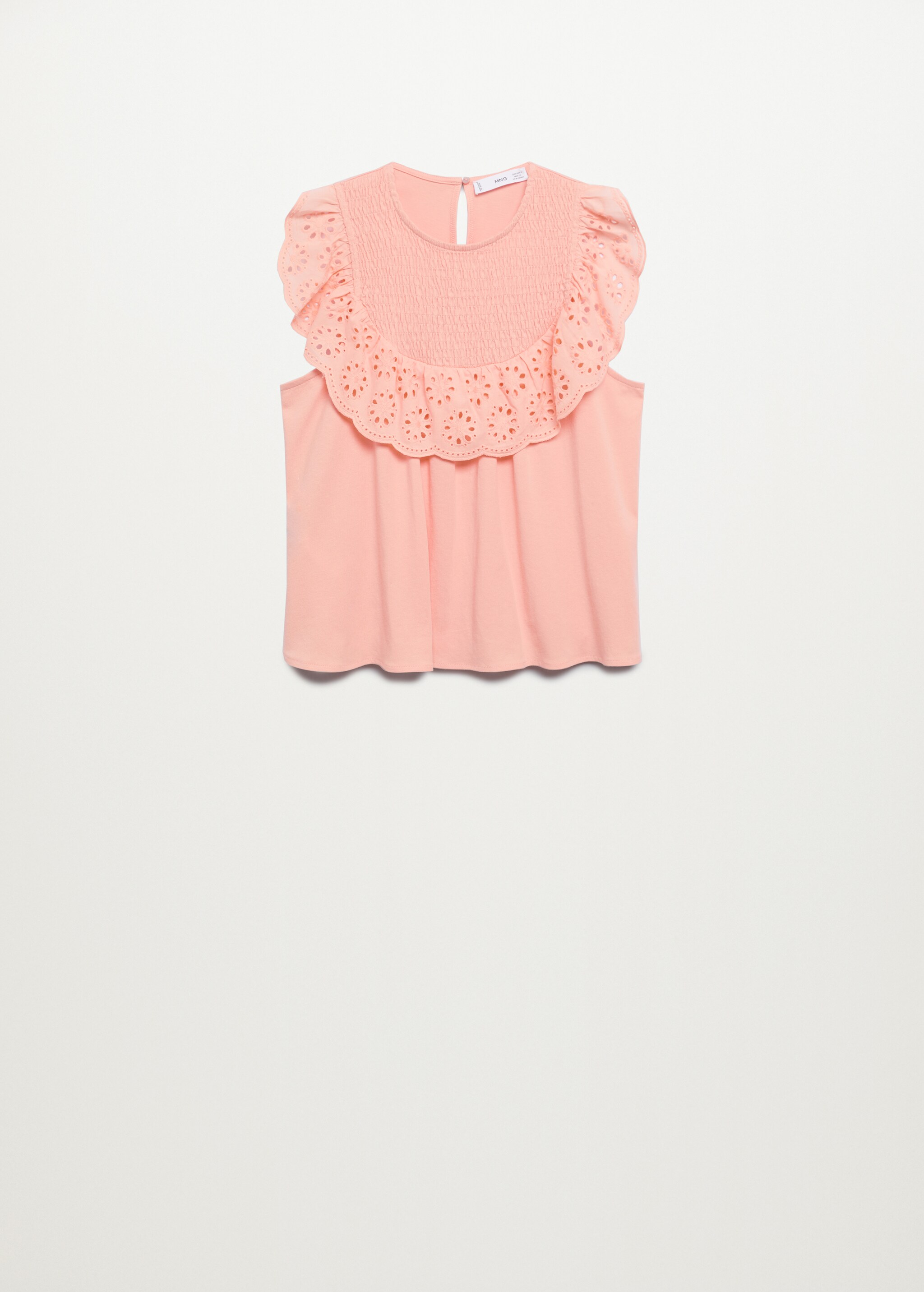 Blond cotton t-shirt - Article without model