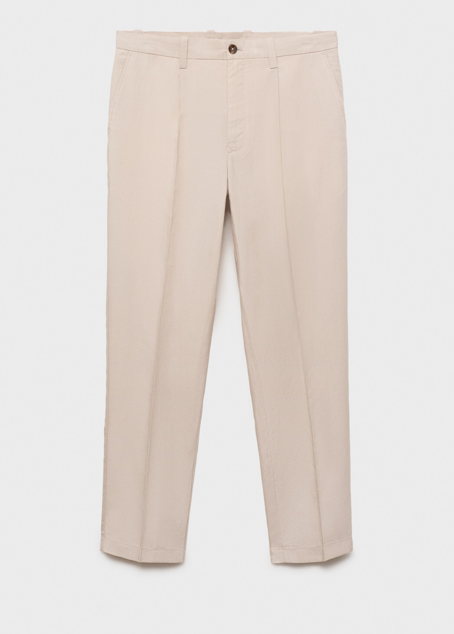 Slim fit linen trousers - Article without model