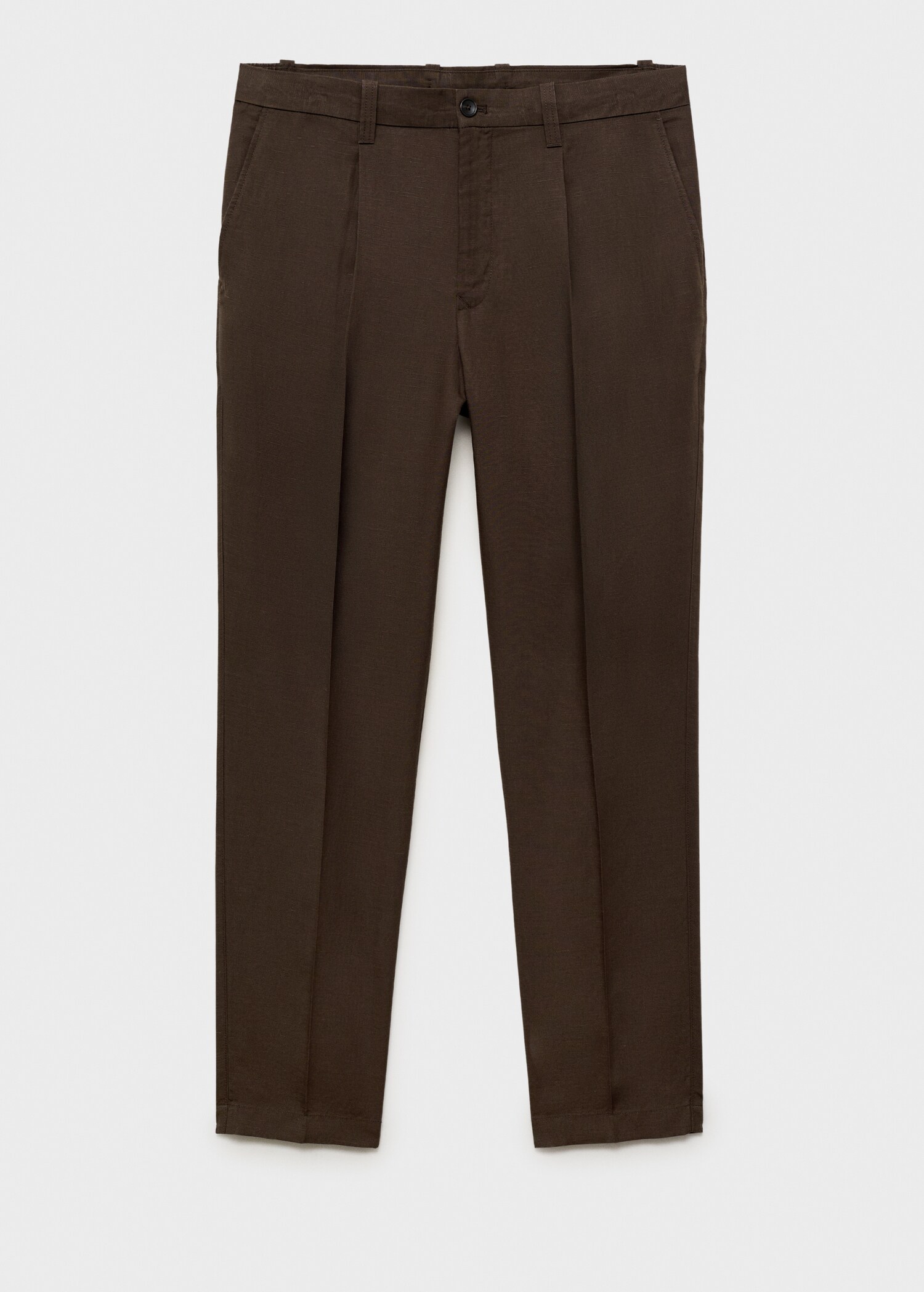 Slim fit linen trousers - Article without model