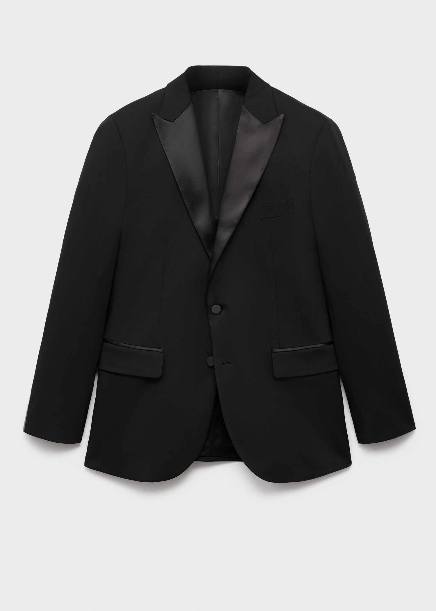 Satin lapels suit blazer - Article without model