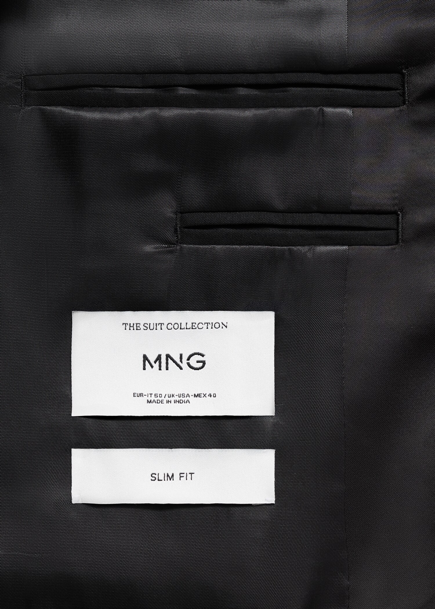 Satin lapels suit blazer - Details of the article 8