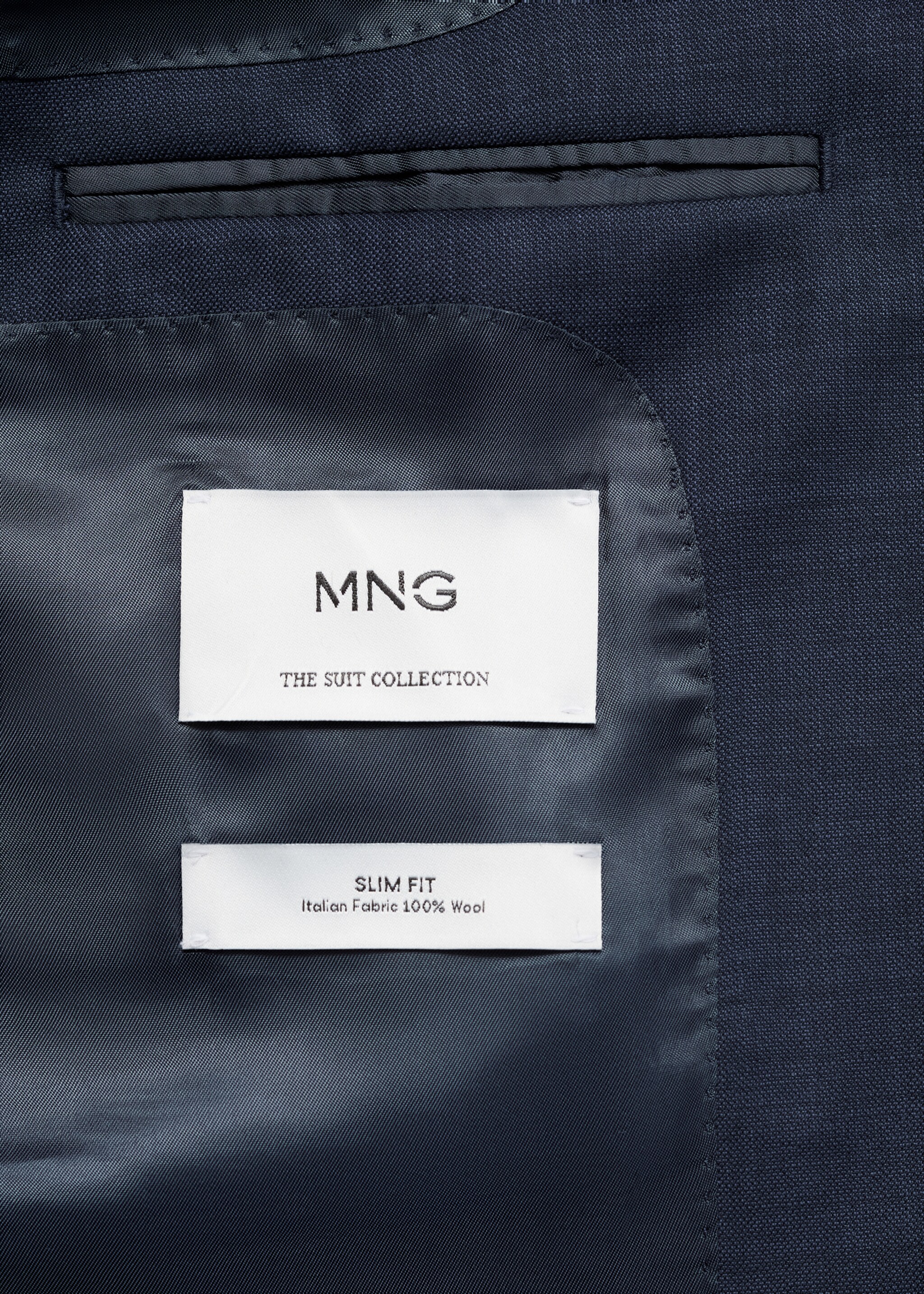 Sakko Venecia aus 100 % Schurwolle - Detail des Artikels 0, Marineblau. Ref: 87027893-00.