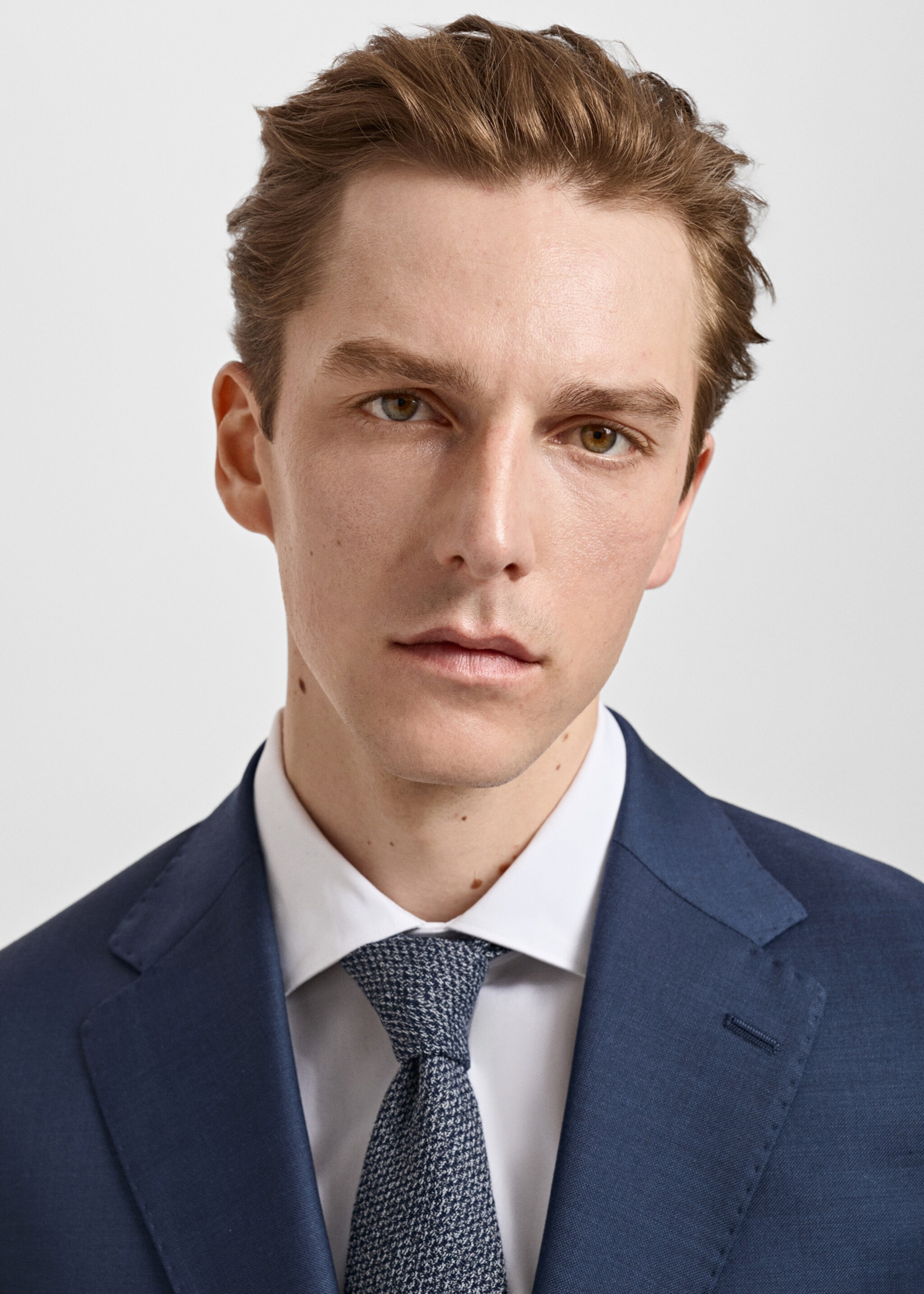 Sakko Venecia aus 100 % Schurwolle - Detail des Artikels 1, Marineblau. Ref: 87027893-00.