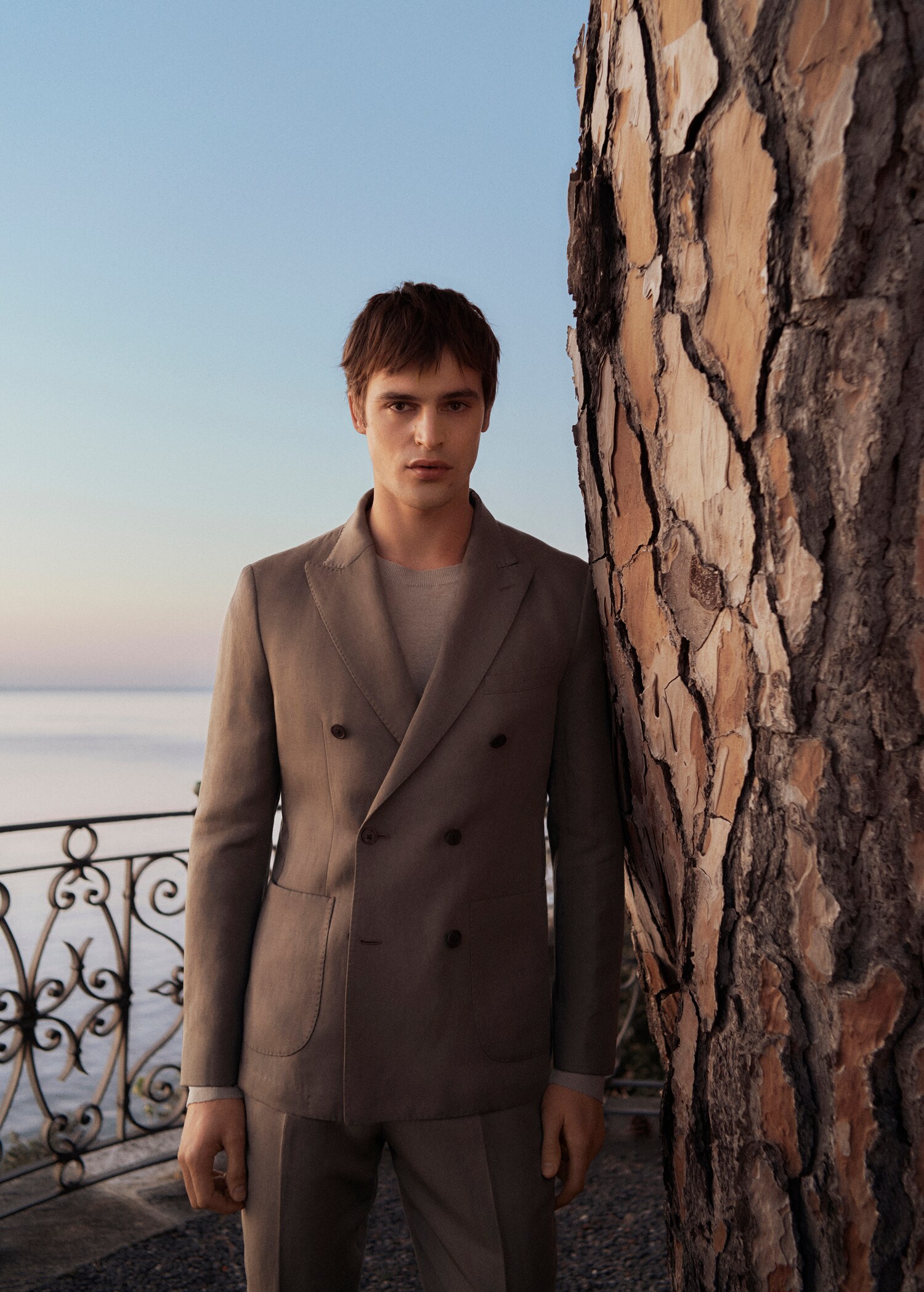 Americana vestit barreja lli slim fit creuada - Detall de l'article 5