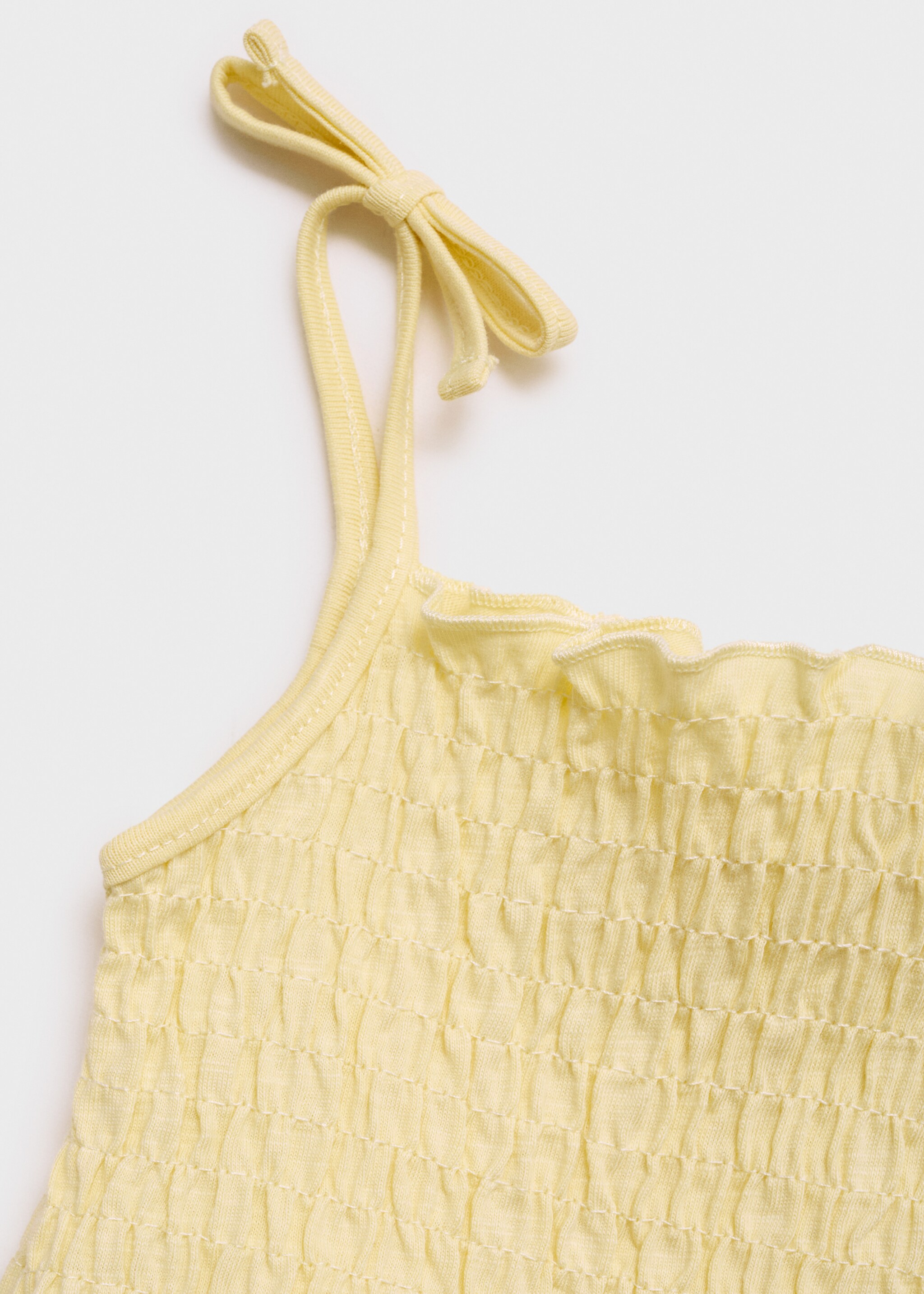 Τοπ τιράντες σούρα - Λεπτομέρεια του προϊόντος 8, Κίτρινο Παστέλ. Ref: 87027897-00.