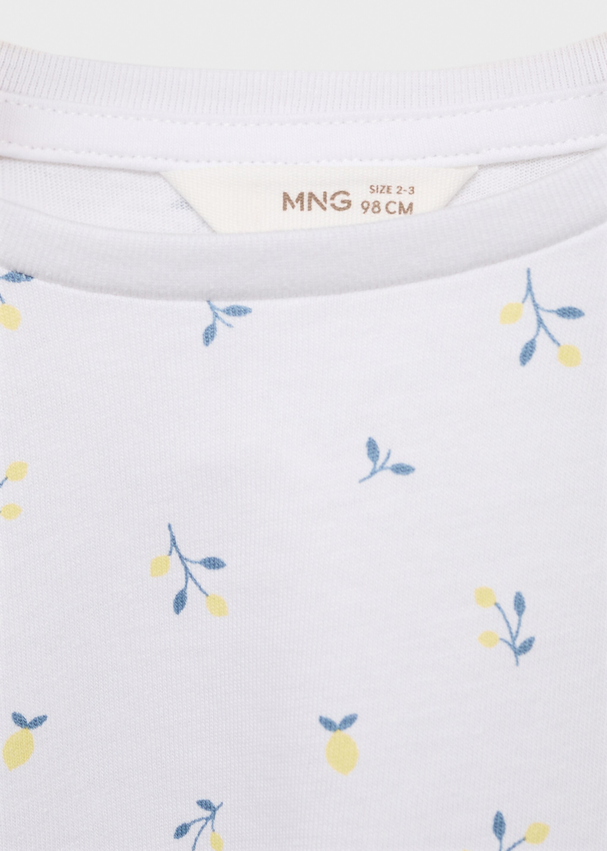 Knot printed T-shirt - Details of the article 8, Off White. Ref: 87027900-00.