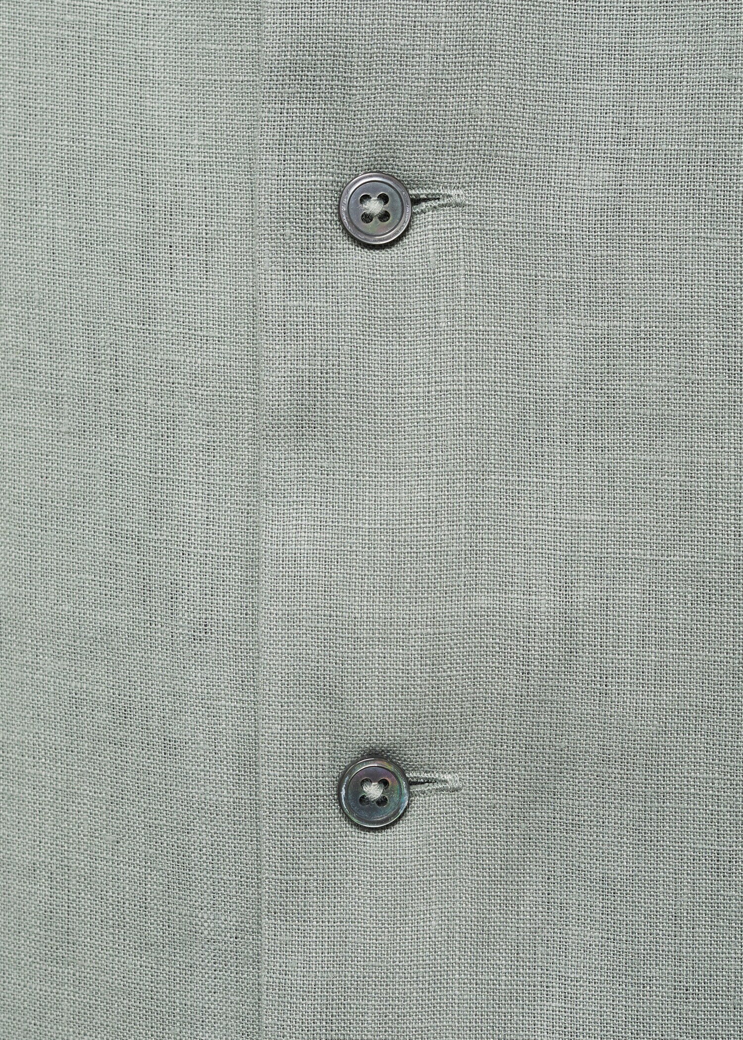 Kurzarmhemd aus 100 % Leinen - Detail des Artikels 8