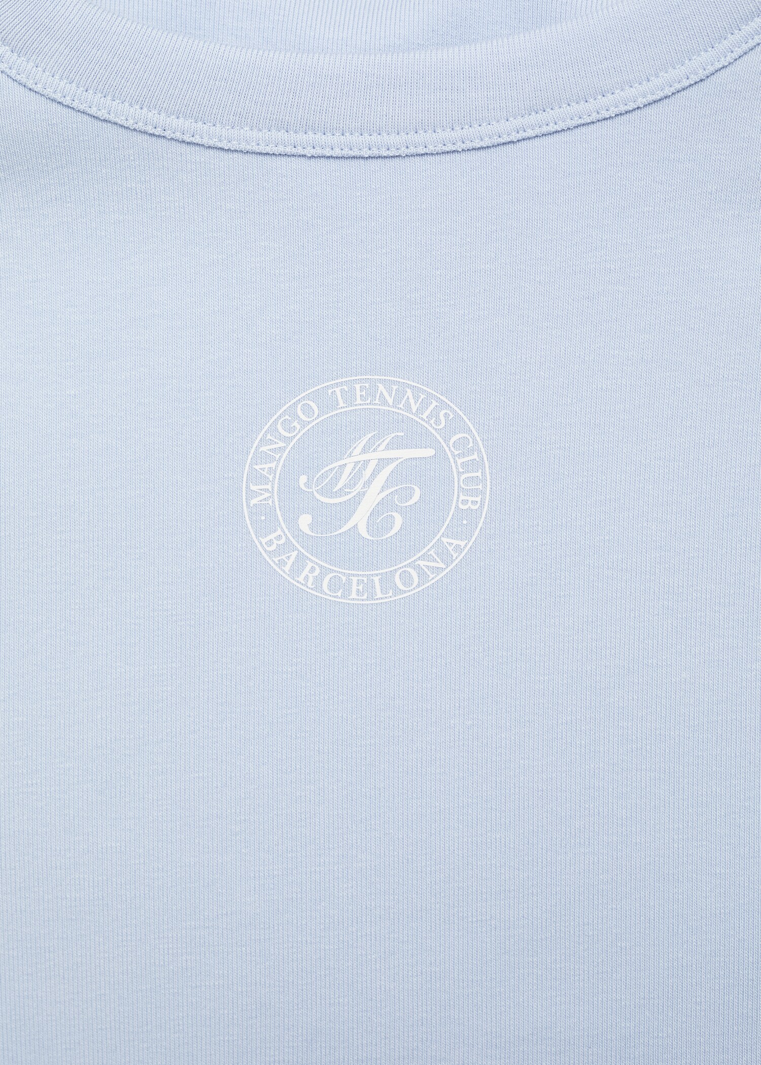 Cotton t-shirt with contrasting sleeves - Details of the article 8
