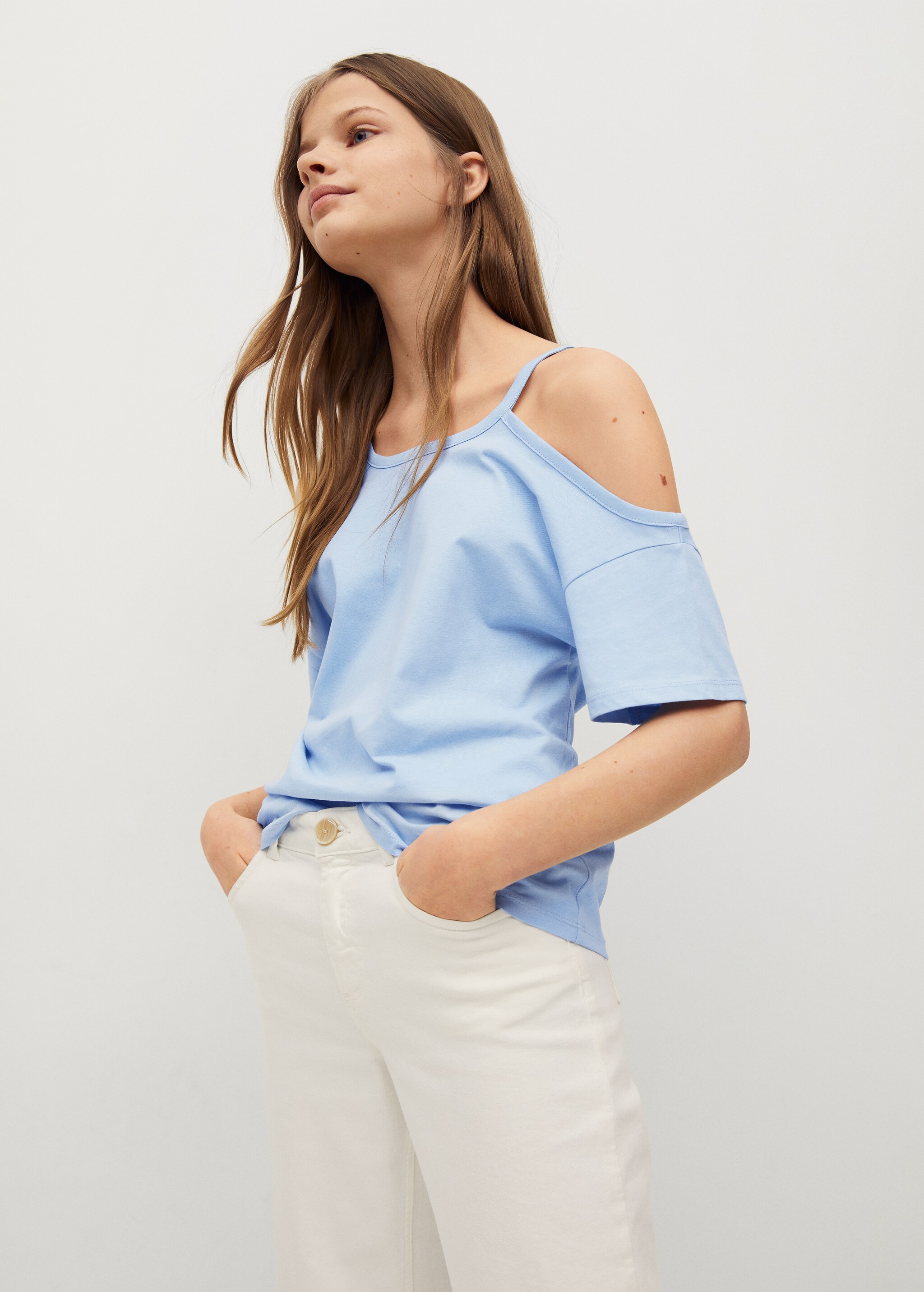 Off shoulders T-shirt - Medium plane