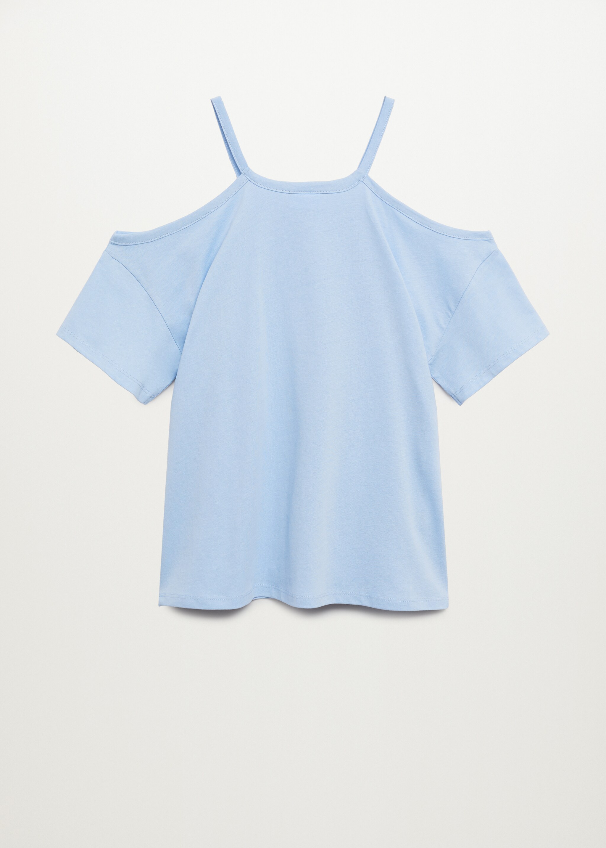 Off shoulders T-shirt - Reverse of the article
