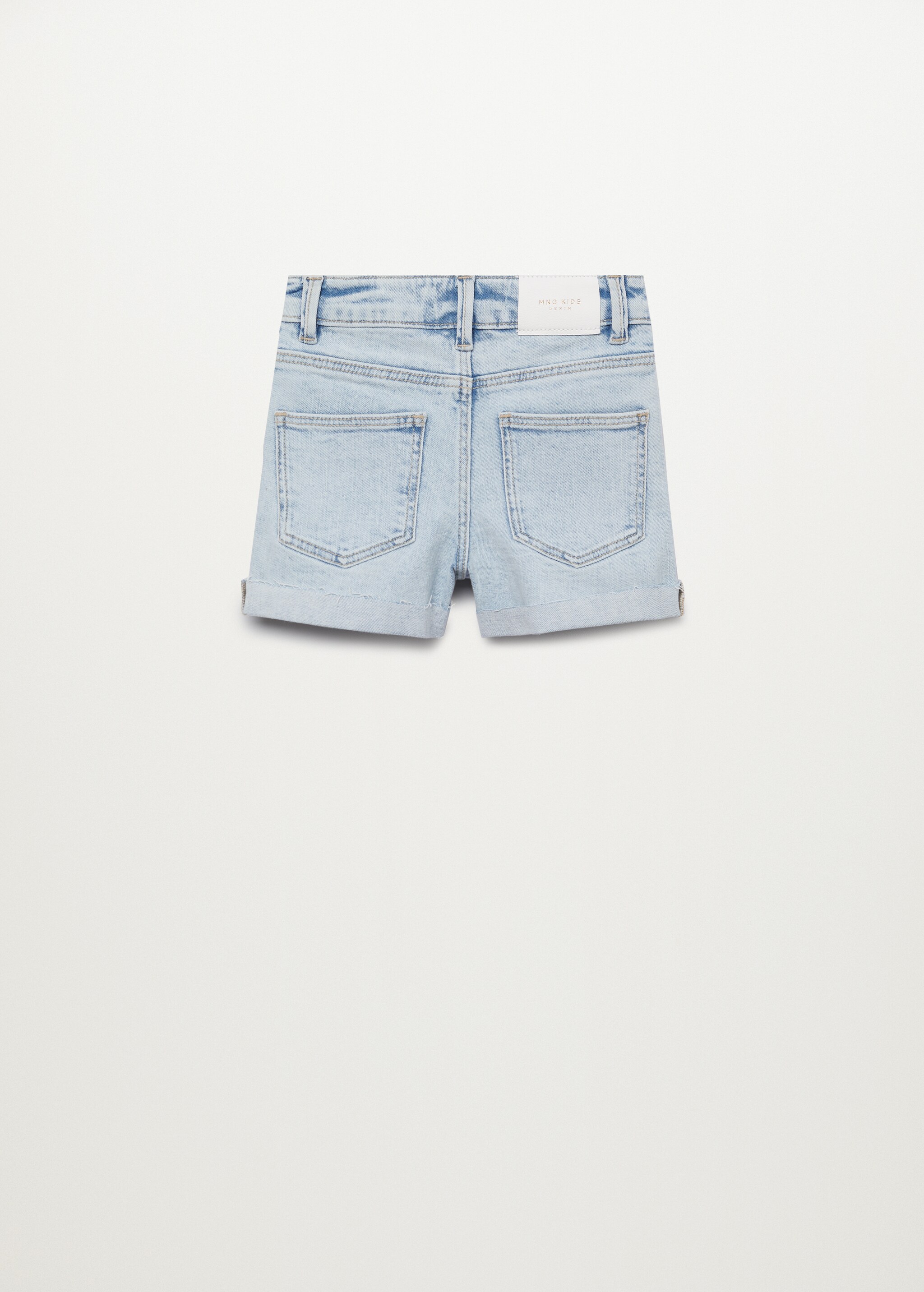 2er-Pack Jeansshorts mit Umschlag - Detail des Artikels 3
