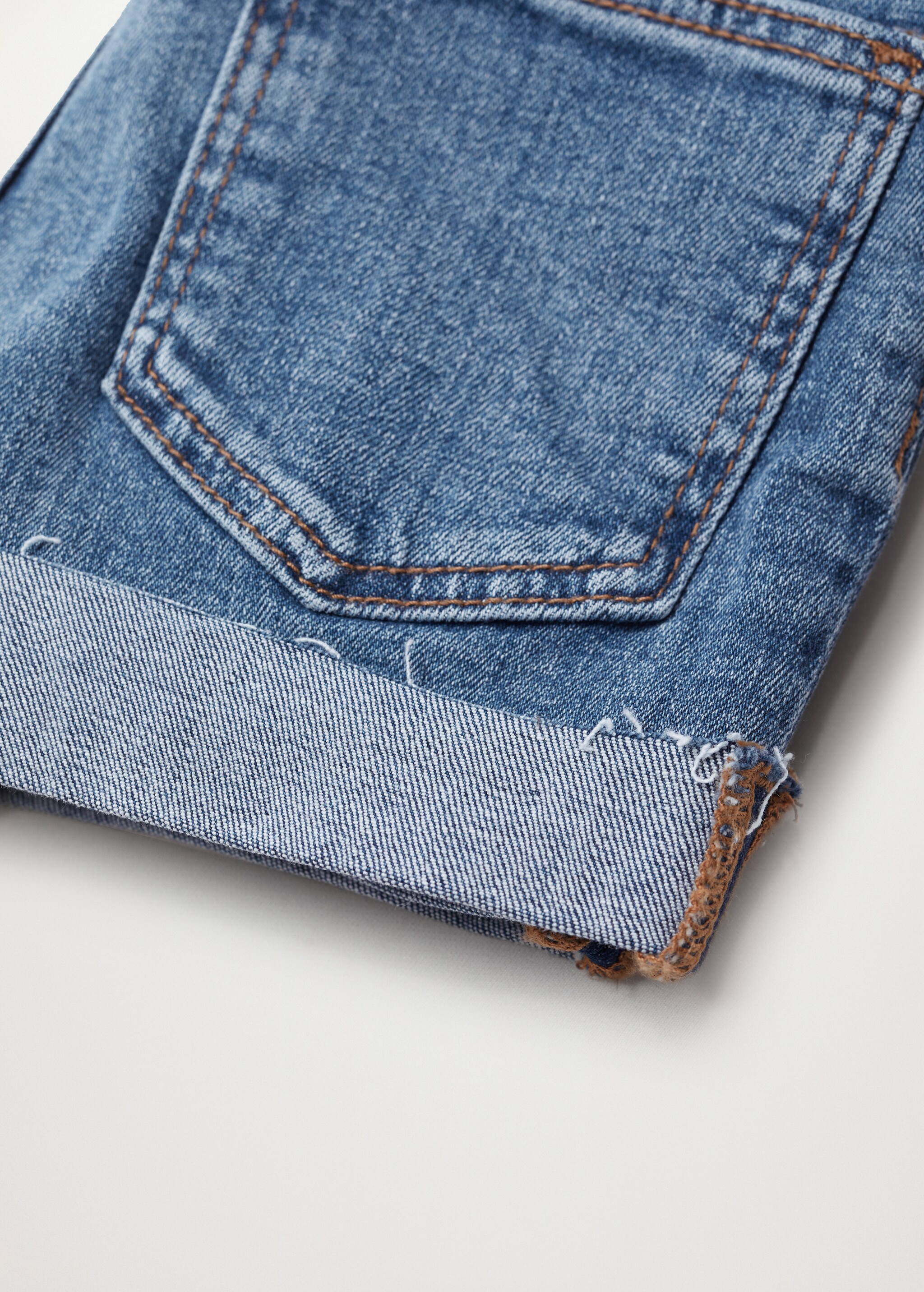 2er-Pack Jeansshorts mit Umschlag - Detail des Artikels 5