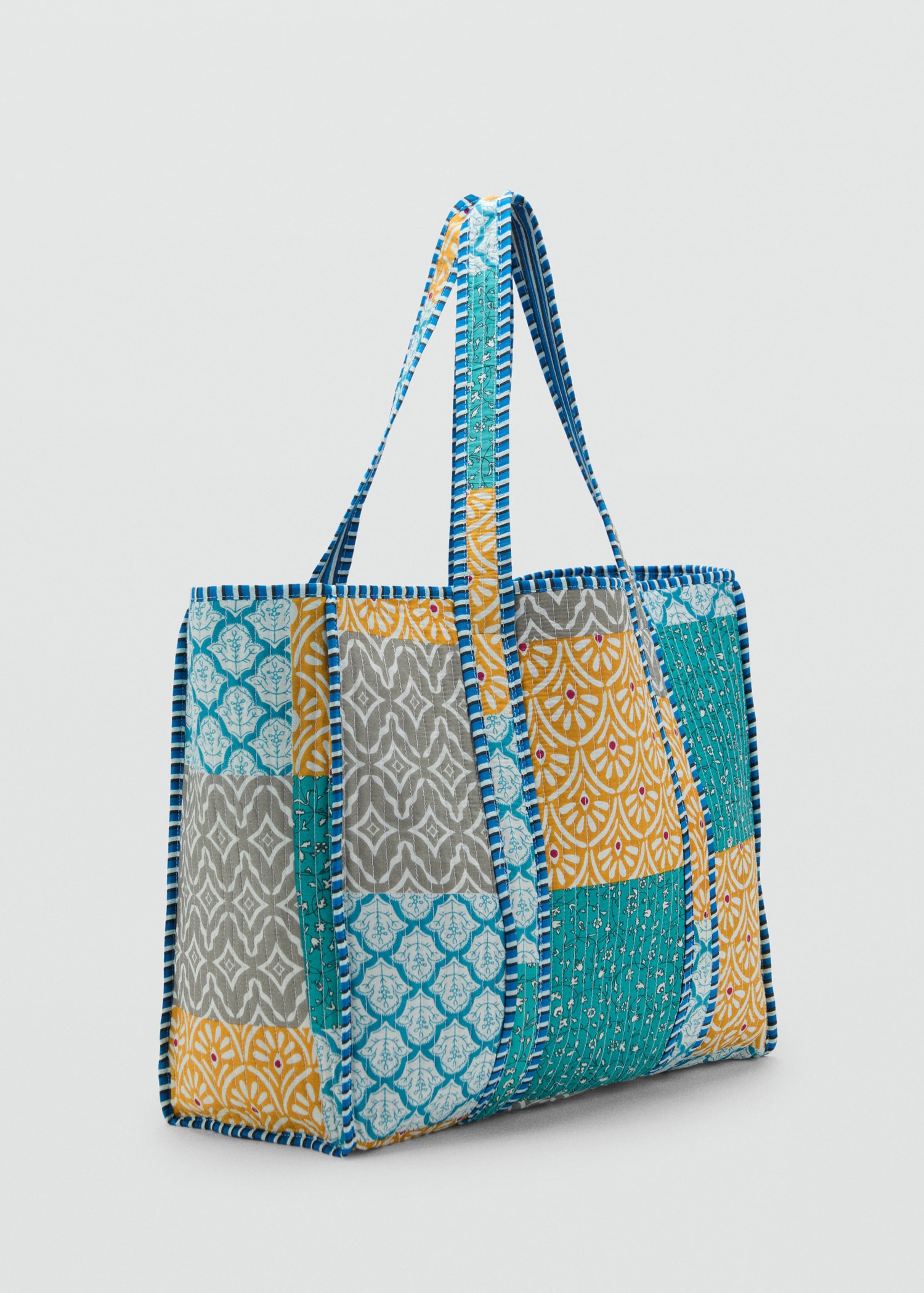 Bolso acolchado patchwork Chica MANGO OUTLET España (Península