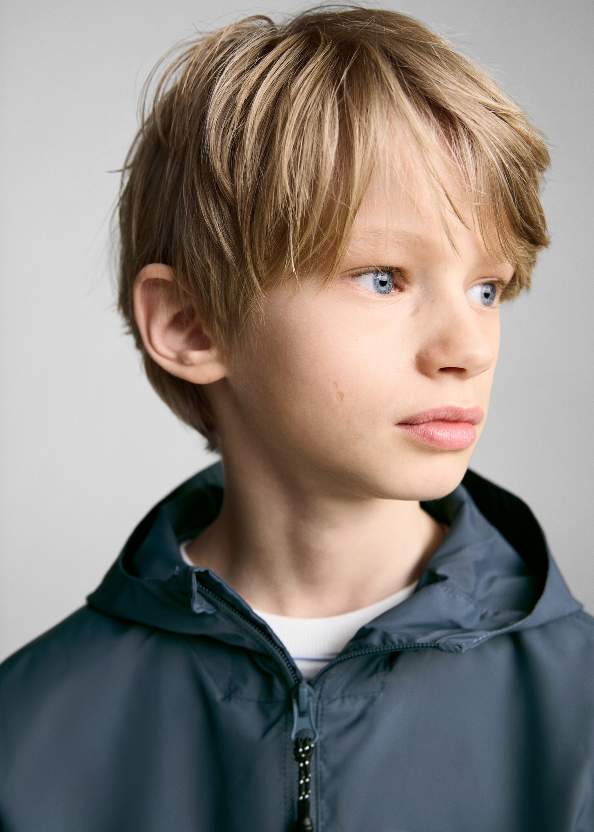 Parka poches capuche - Détail de l'article 1, Bleu. Ref: 87028267-00.