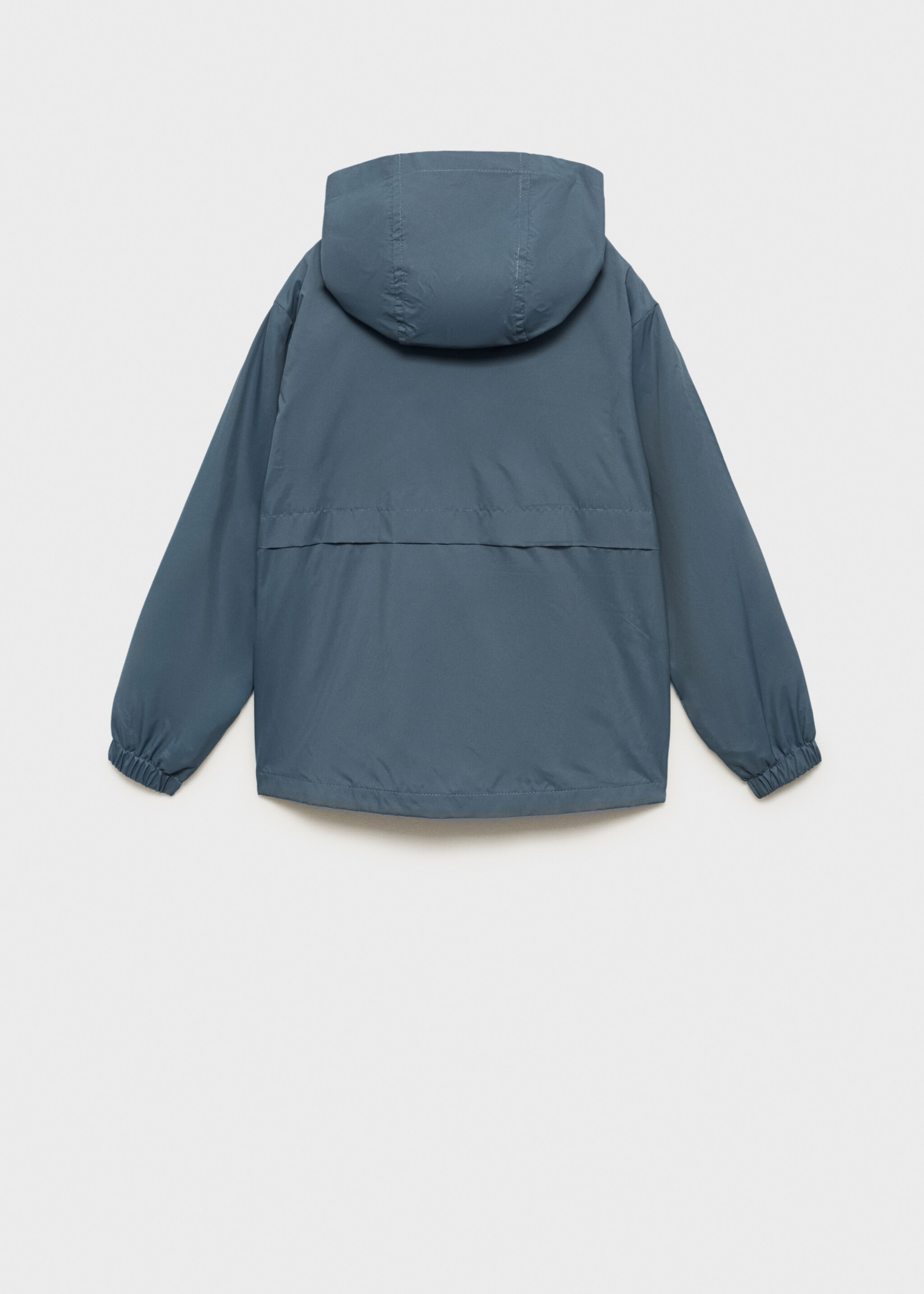 Parka poches capuche - Verso de l’article, Bleu. Ref: 87028267-00.