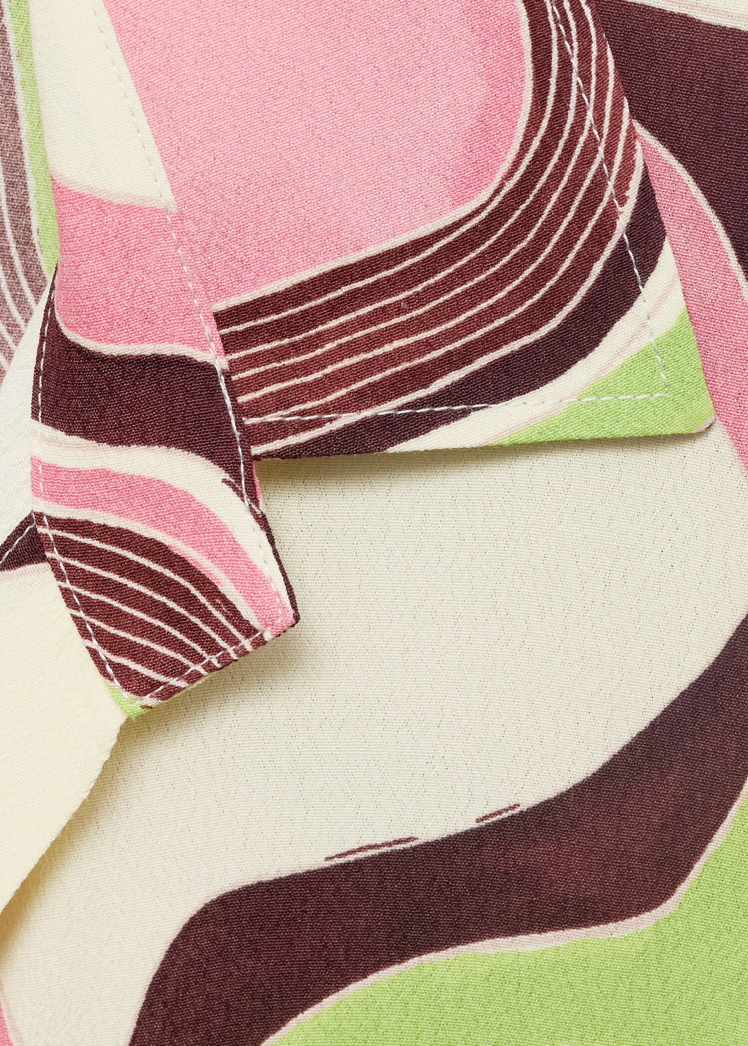 Bluse mit geometrischem Muster - Detail des Artikels 0